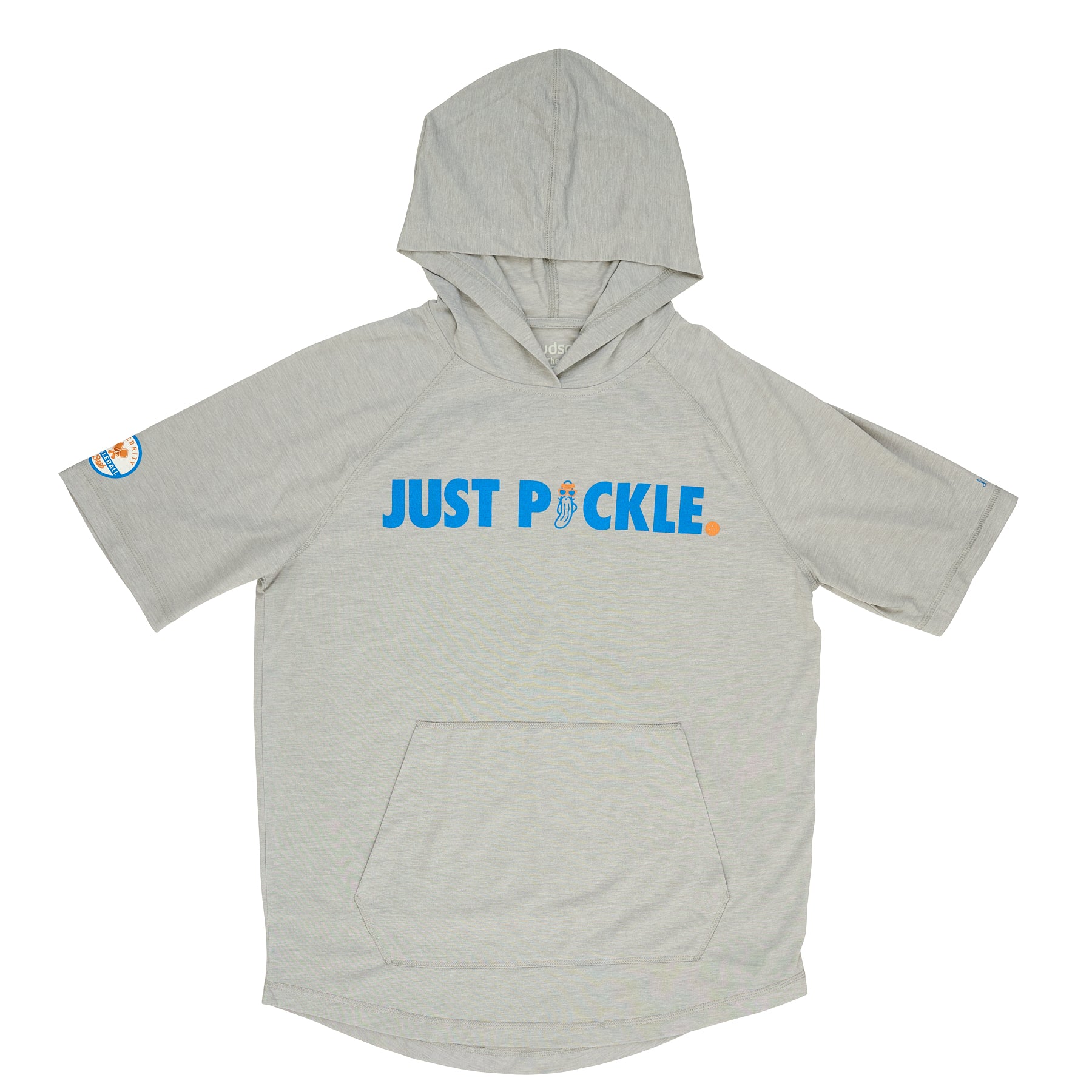 CPB Just Pickle Hoodie Tee (Heather Lt. Gray)