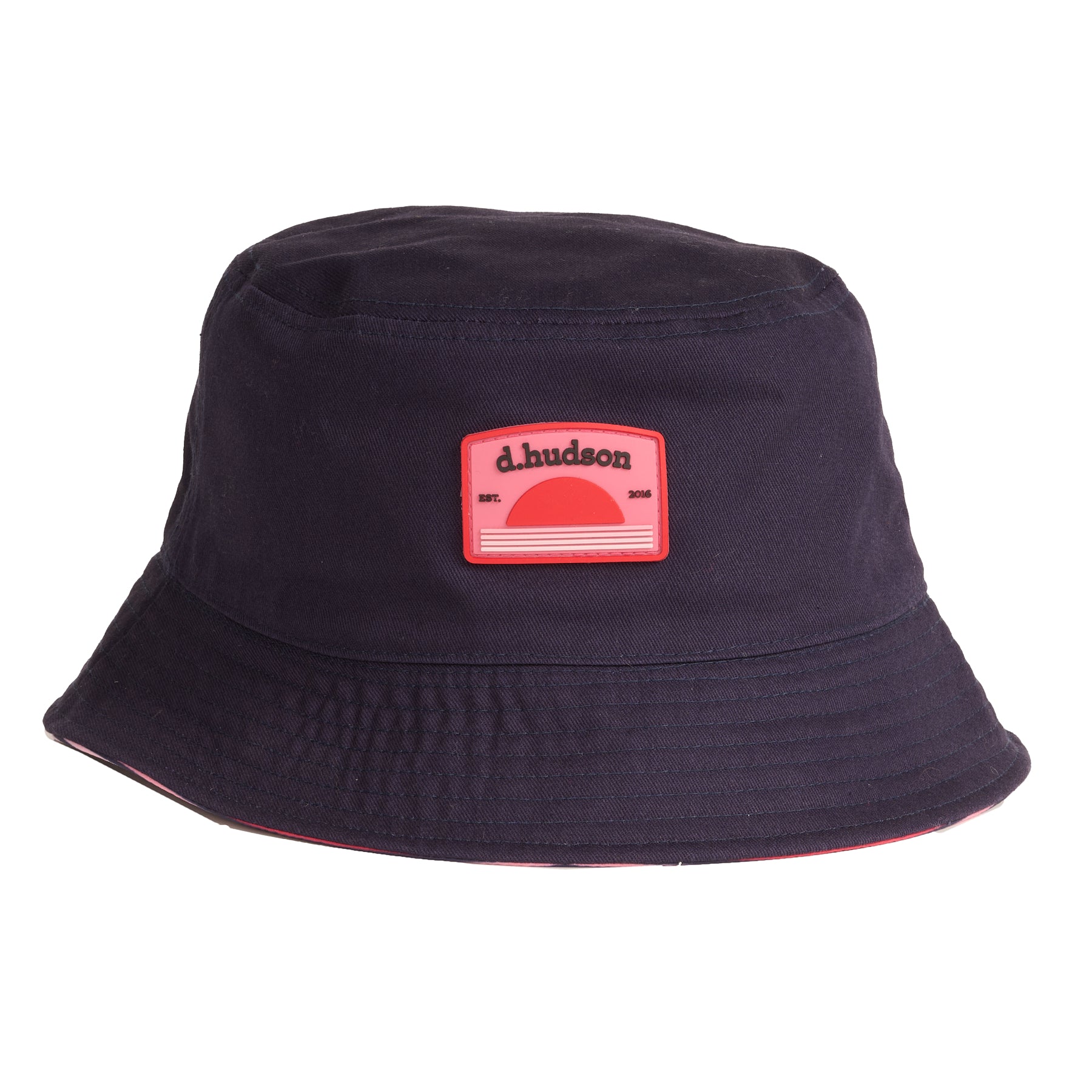 Sunset Bucket Hat (Navy/ Red/ Pink)