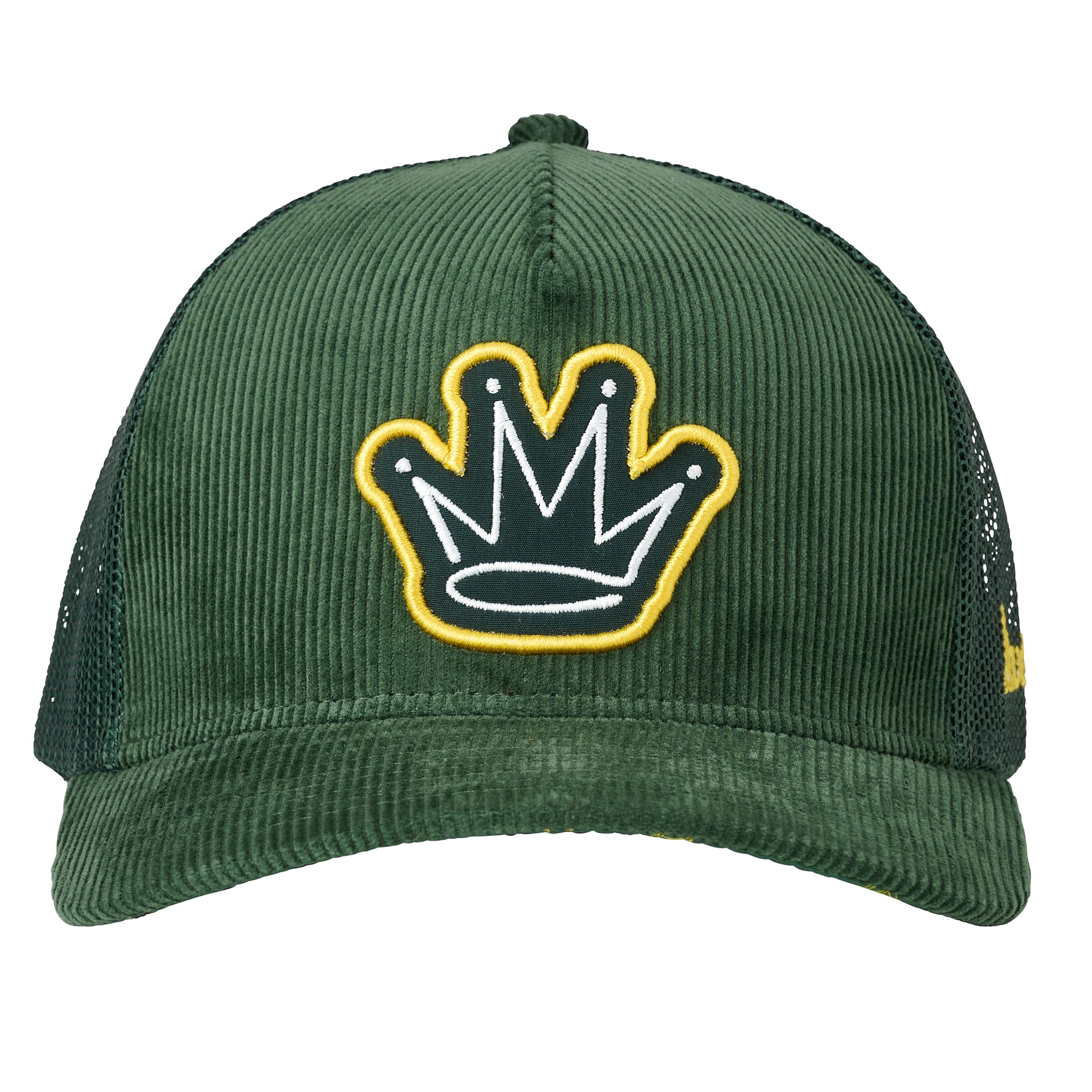 d.Crown Corduroy Trucker Mesh (Green)