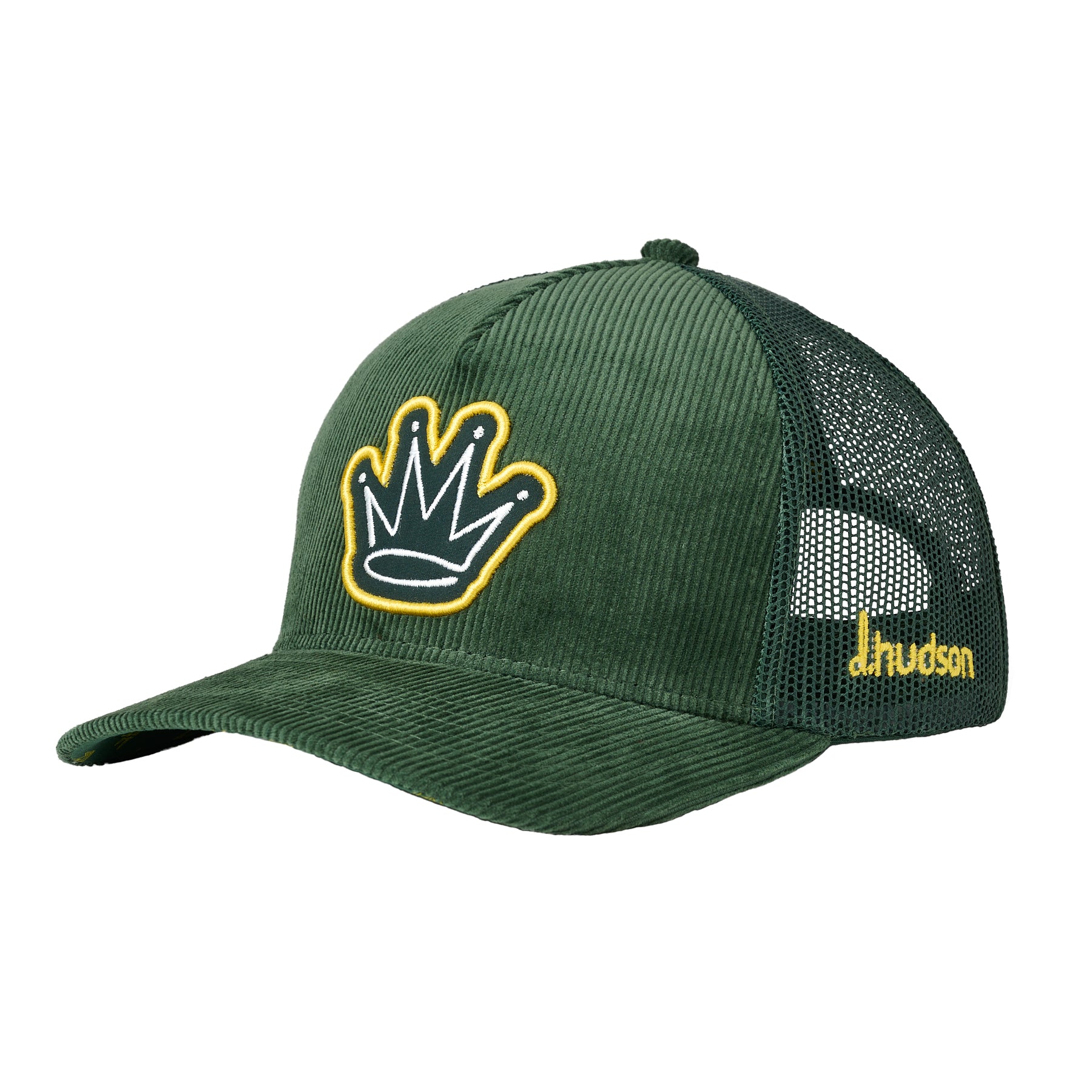 d.Crown Corduroy Trucker Mesh (Green)