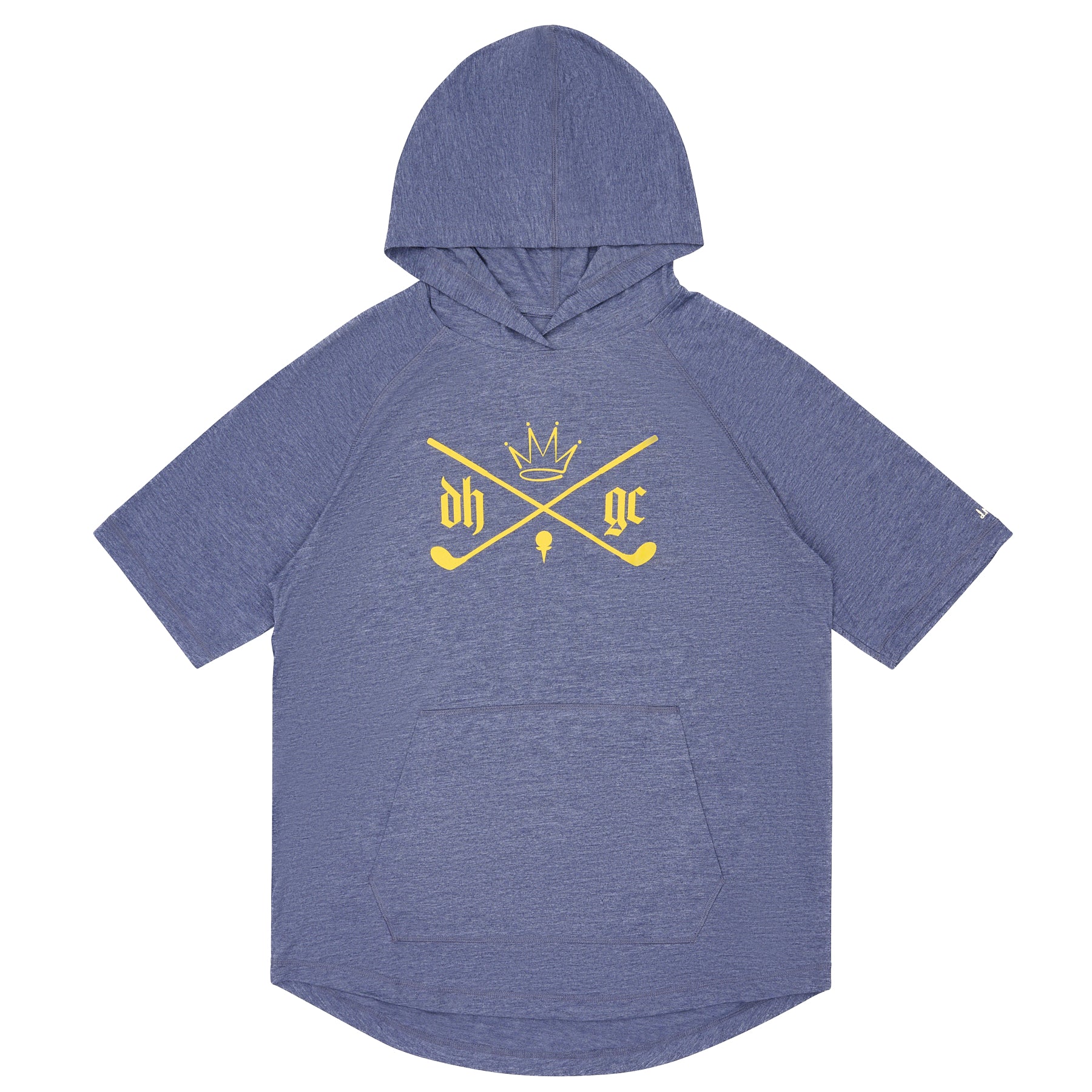 DH/GC Hoodie Tee (Heather Navy/Yellow)