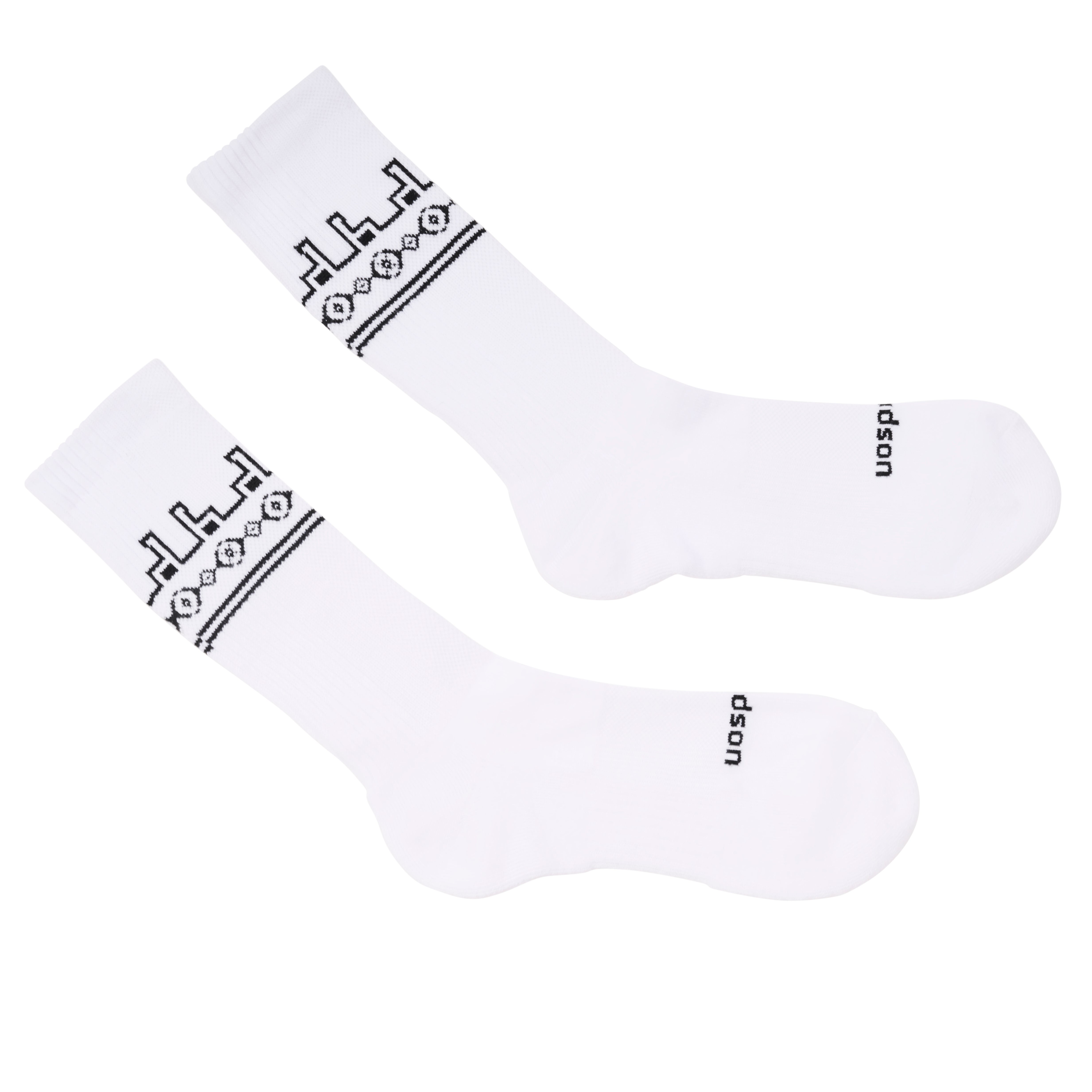 Tribal Print Socks (White)