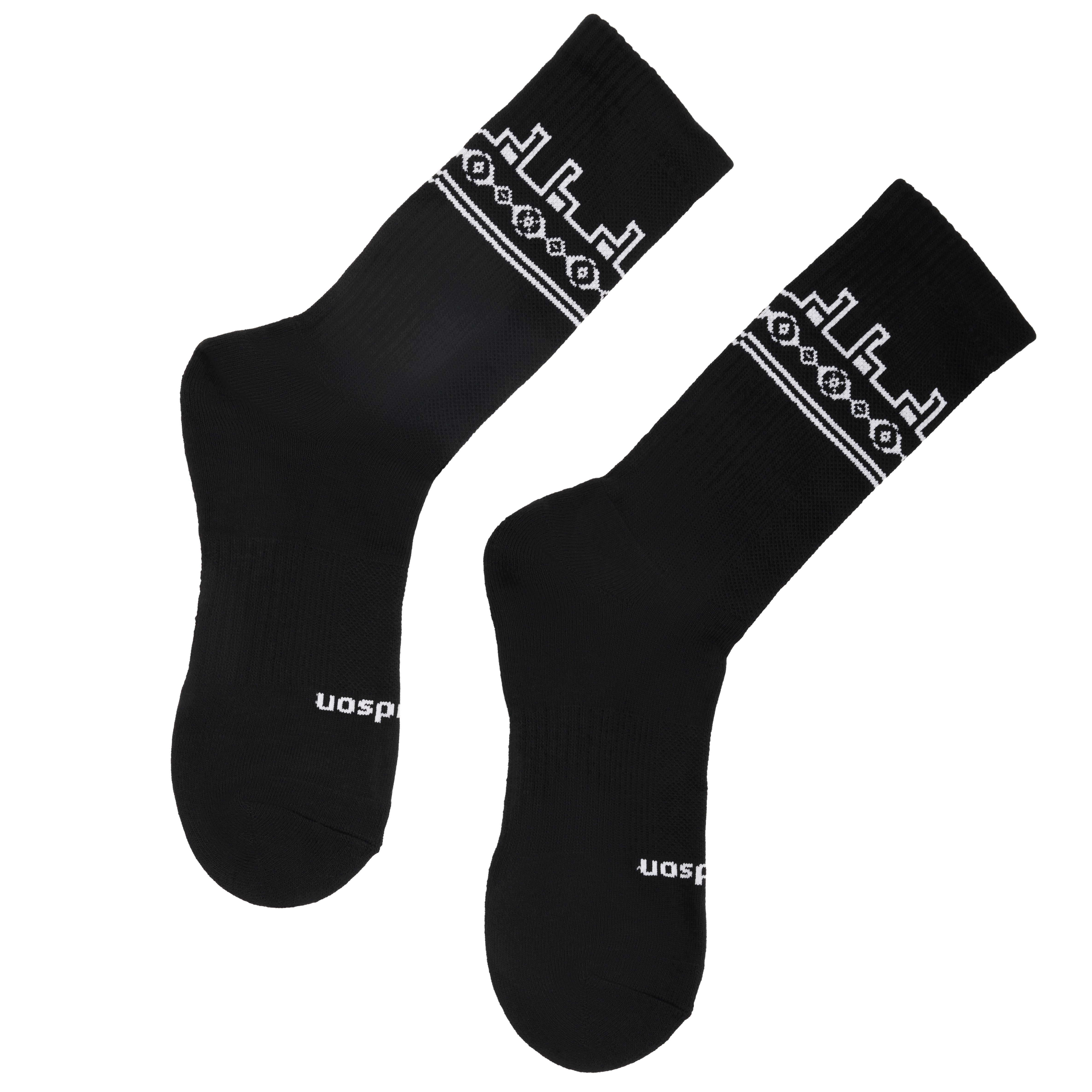 Tribal Print Socks (Black)