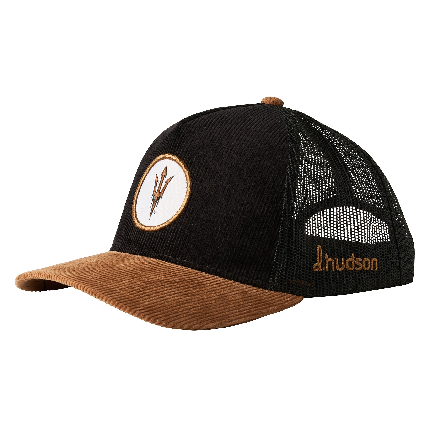 Arizona State University - 5P Corduroy Trucker (Black/Brown)