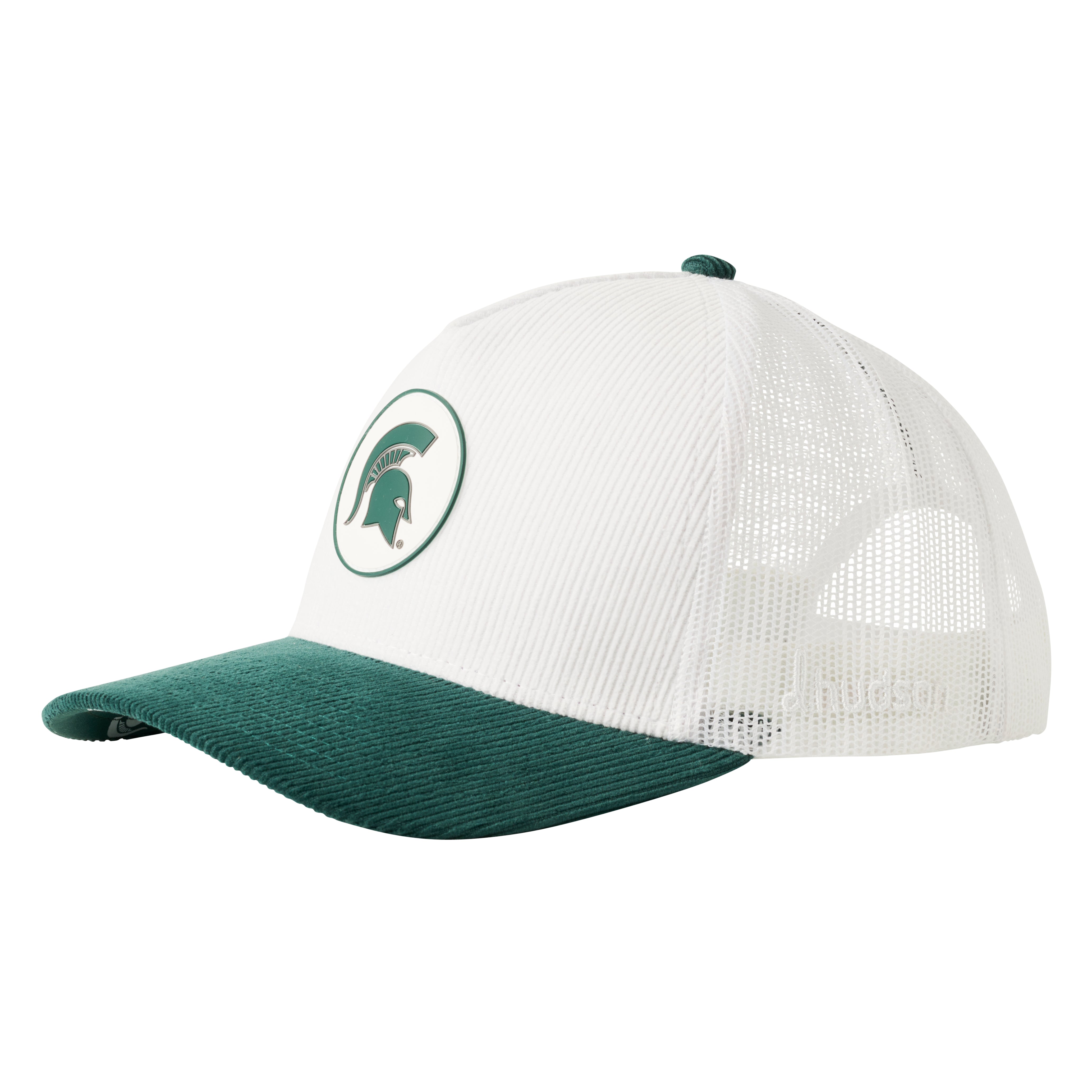Michigan State University - 5P Corduroy Trucker Mesh (White/Green)