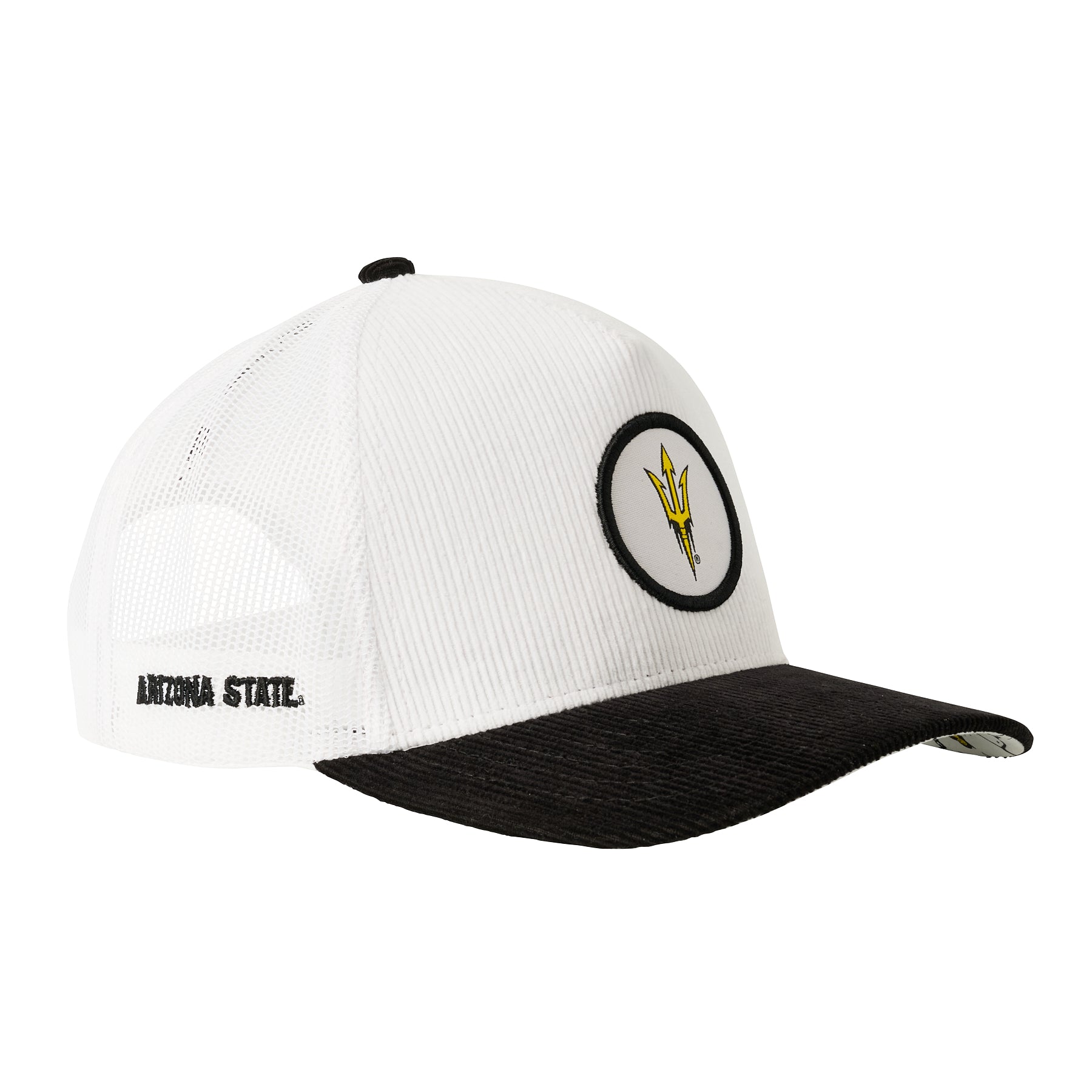 Arizona State University - 5P Corduroy Trucker (White/Black)