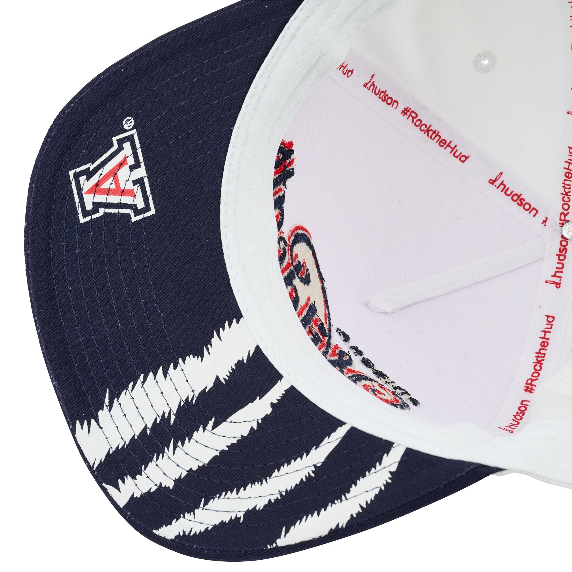 University of Arizona - 5P Cotton Twill "Wildcats" (White/Navy)