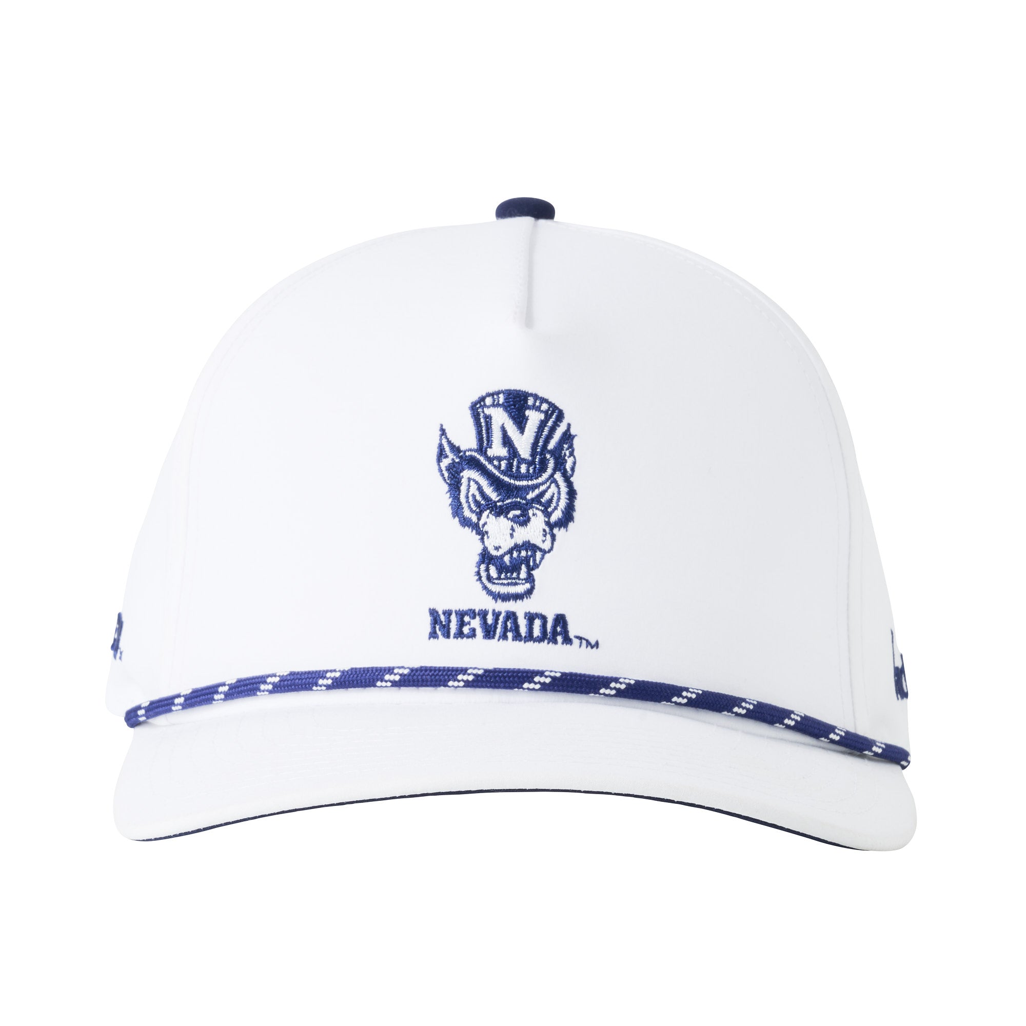 University of Nevada - 5P Polyblend Rope Wolfie (White)
