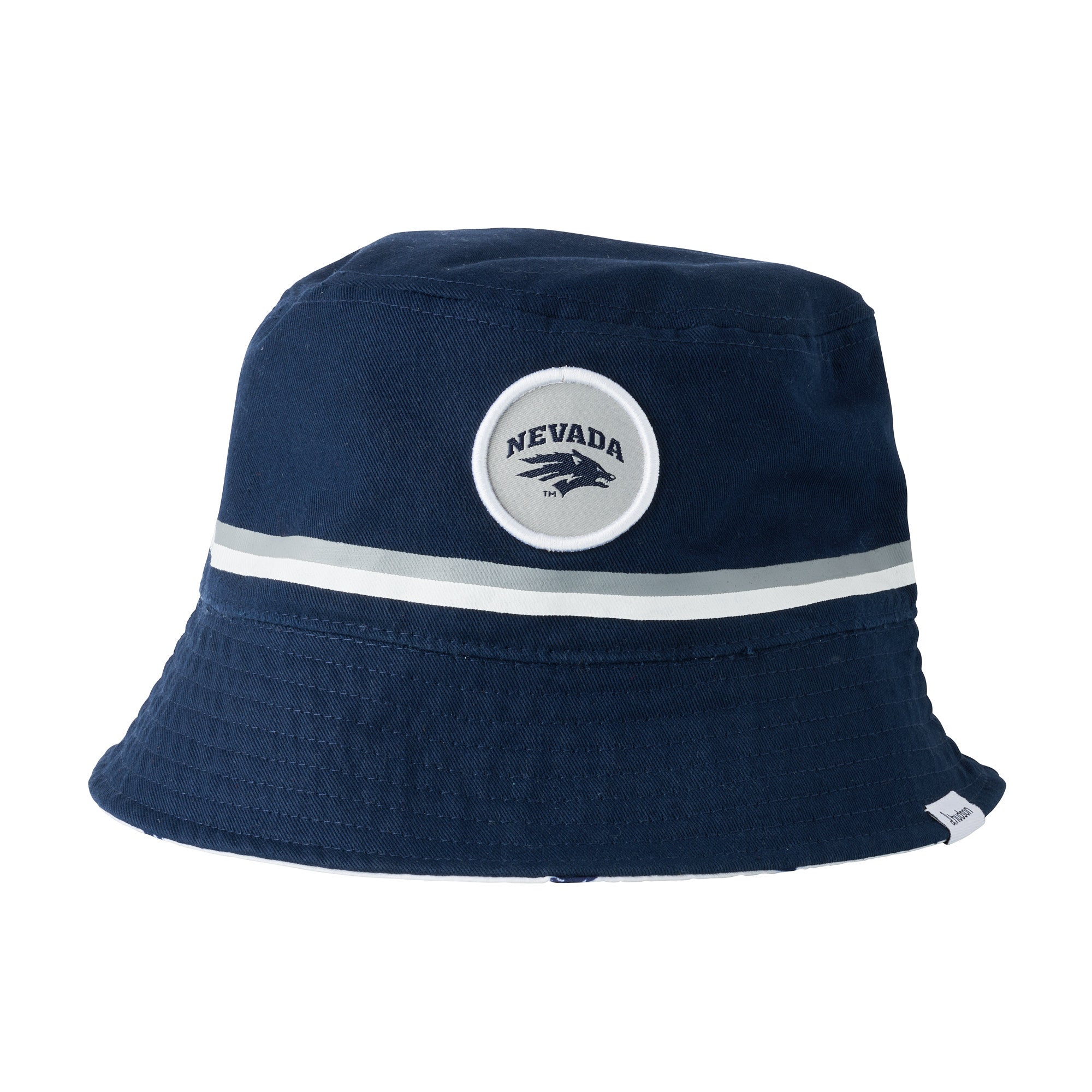 University of Nevada - Reversible Bucket Nevada Circle Patch (Navy/White)