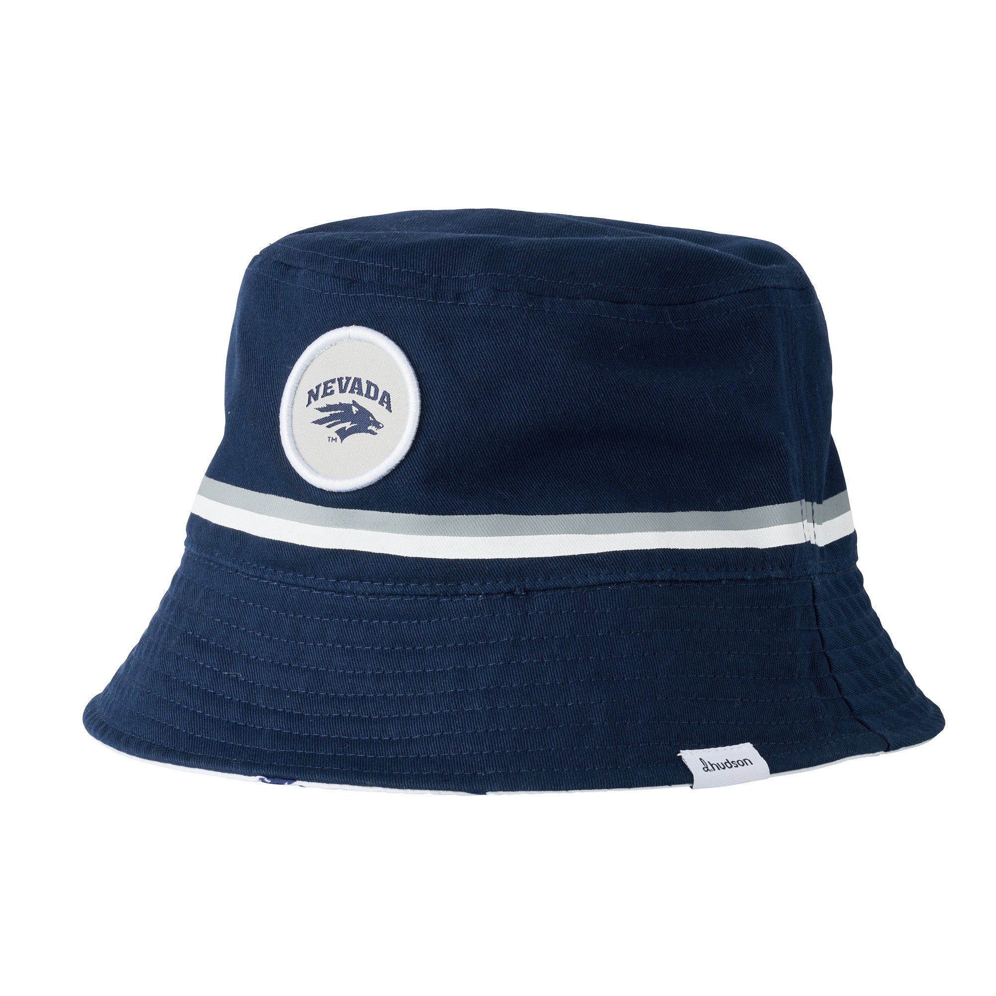 University of Nevada - Reversible Bucket Nevada Circle Patch (Navy/White)