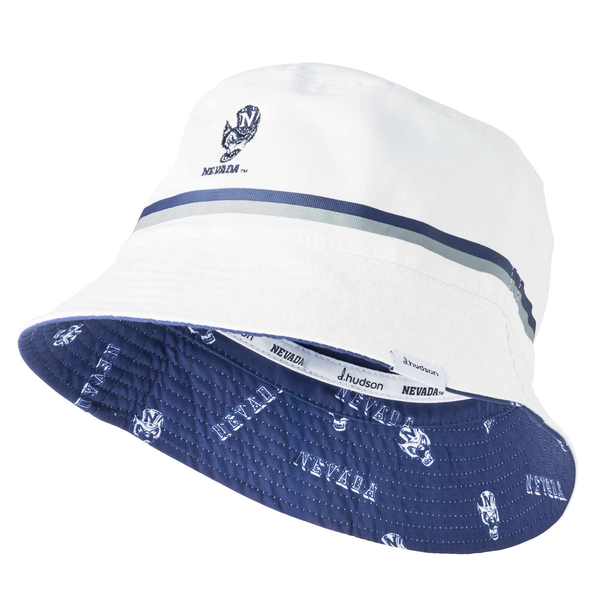 University of Nevada - Reversible Bucket Wolf Pack "Nevada" (White/Navy)