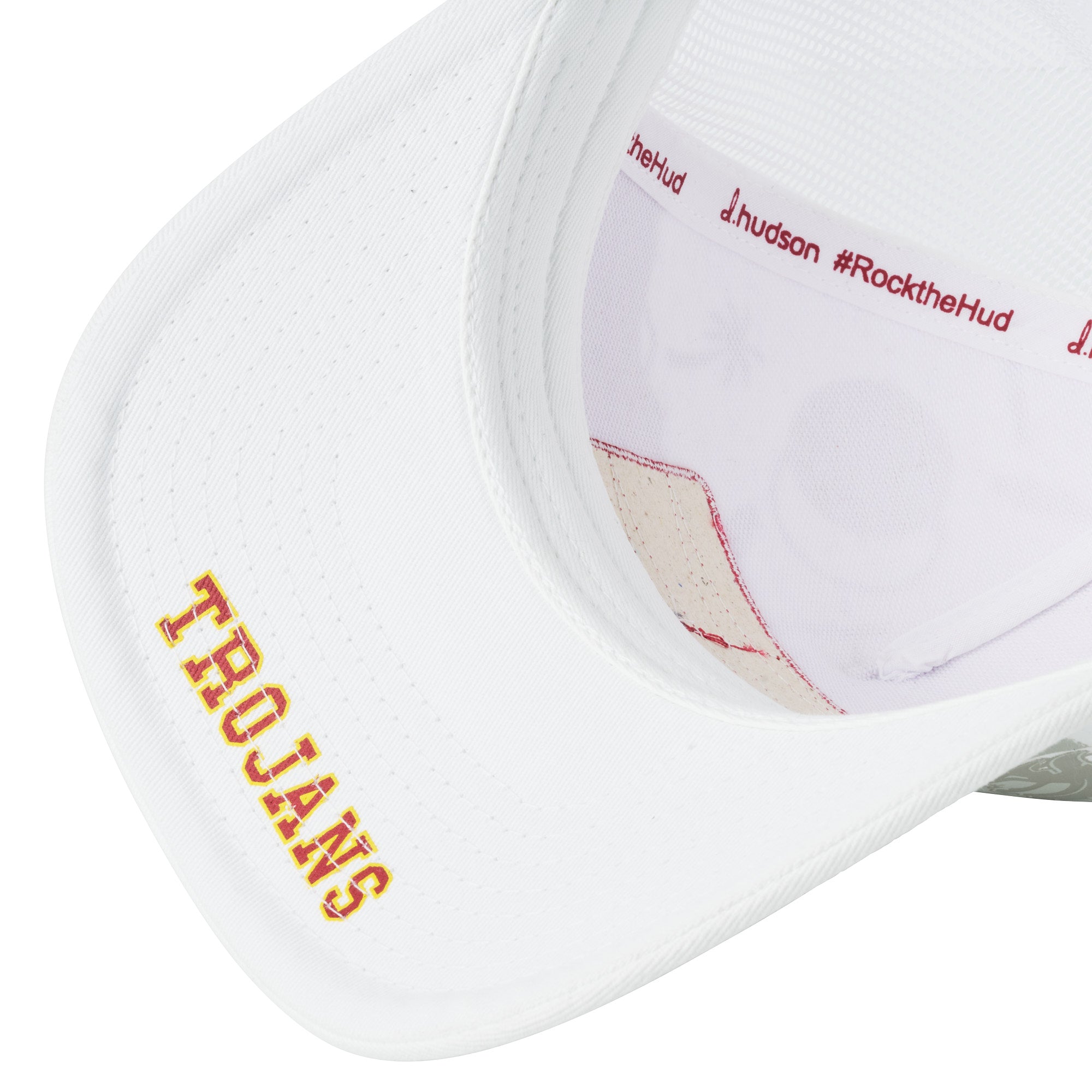University of Southern California - 5P Trucker Mesh "USC" (White)