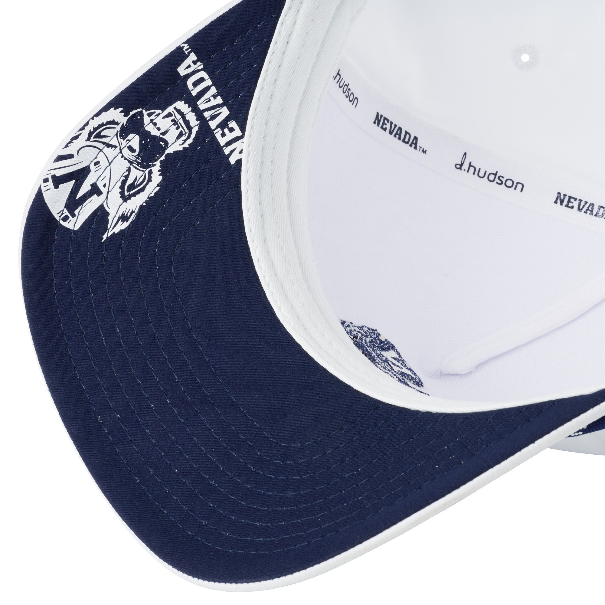 University of Nevada - 5P Polyblend Rope Wolfie (White)