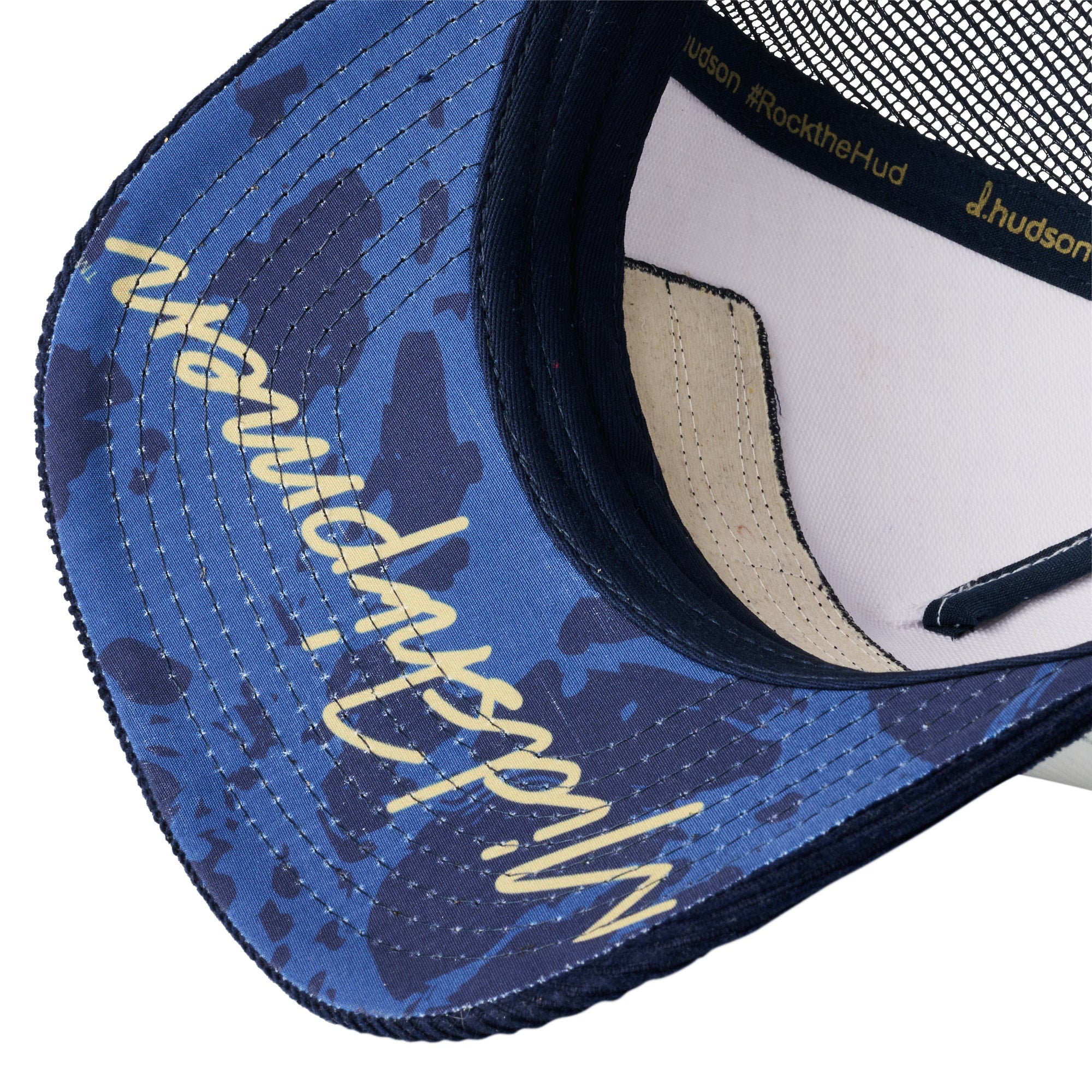 US Naval Academy - 5P Corduroy Trucker Mesh "Navy" (White/Navy)