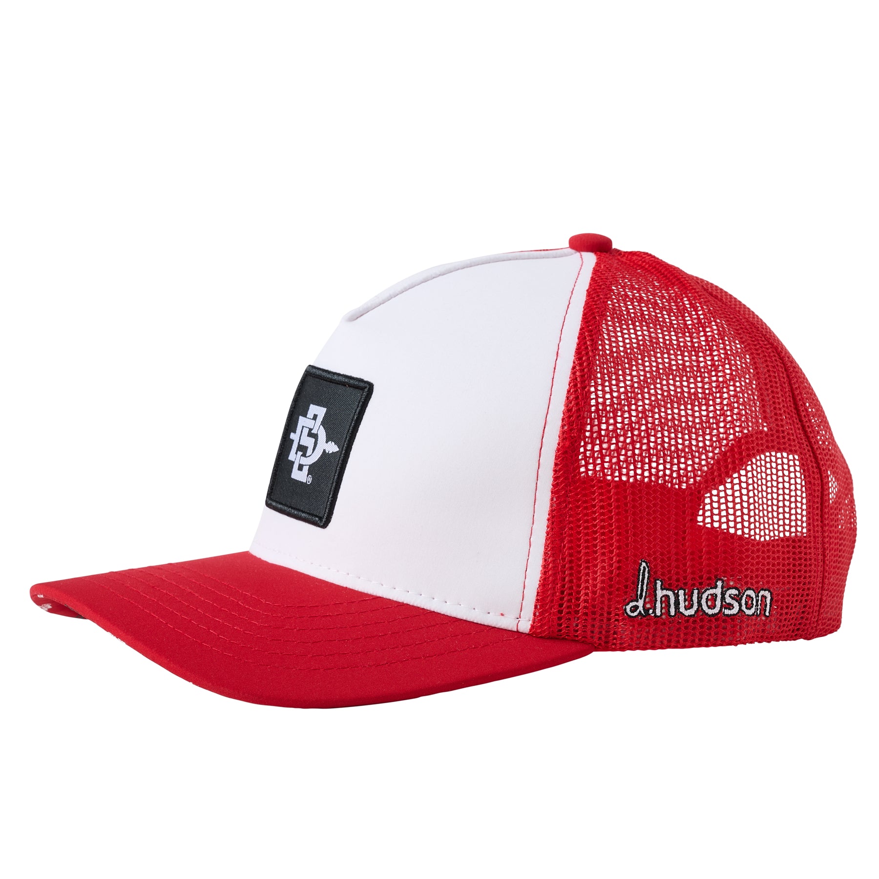 San Diego State University - 5P Trucker Mesh SD Patch (White/Red)