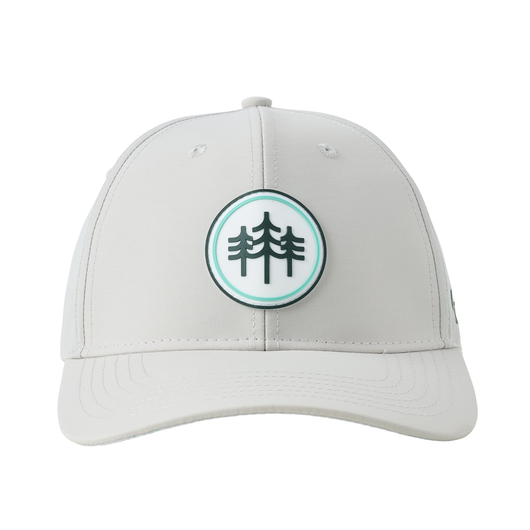 The Bay Club - 6P Taslon Three Tree Circle Patch (Lt Gray)