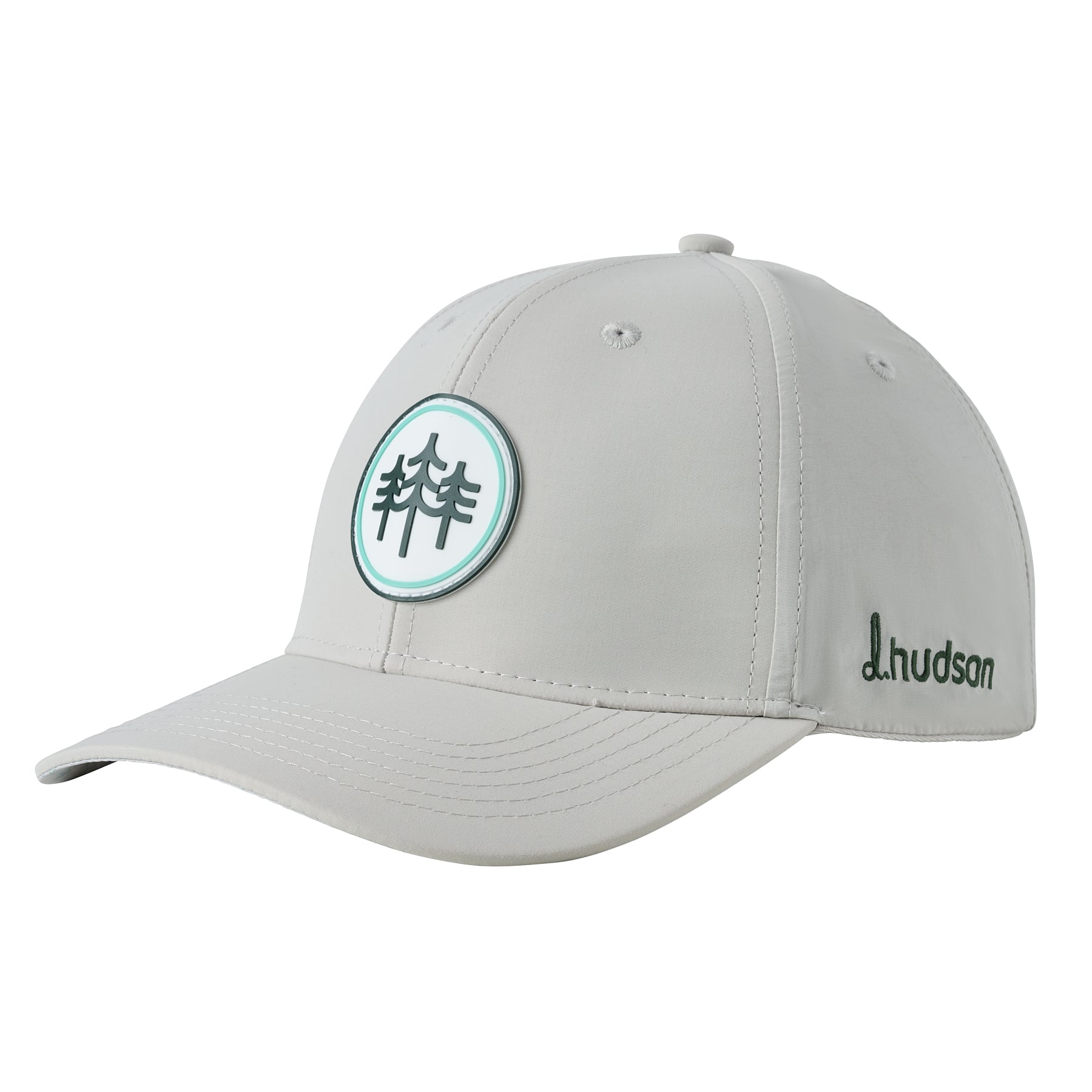 The Bay Club - 6P Taslon Three Tree Circle Patch (Lt Gray)