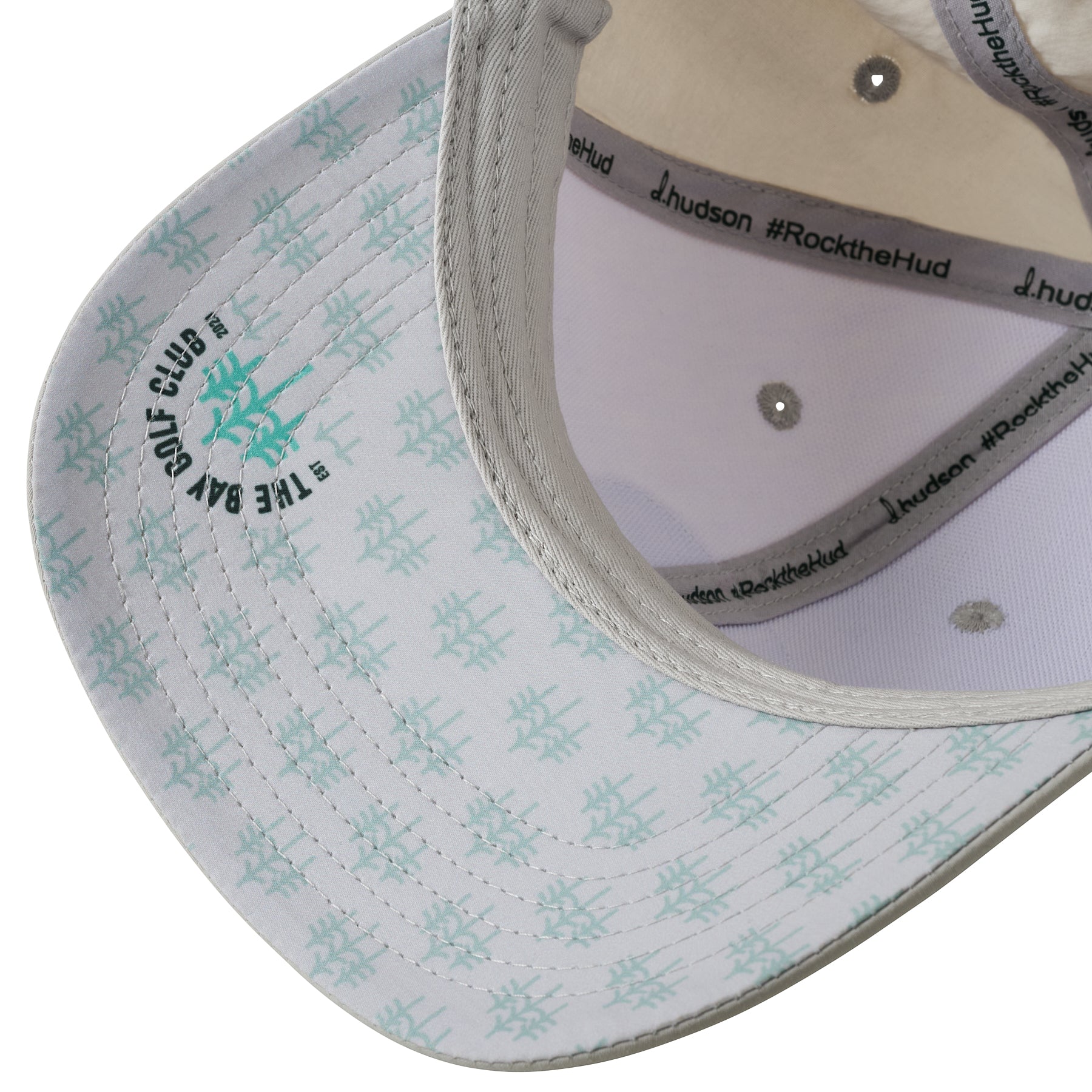 The Bay Club - 6P Taslon Three Tree Circle Patch (Lt Gray)
