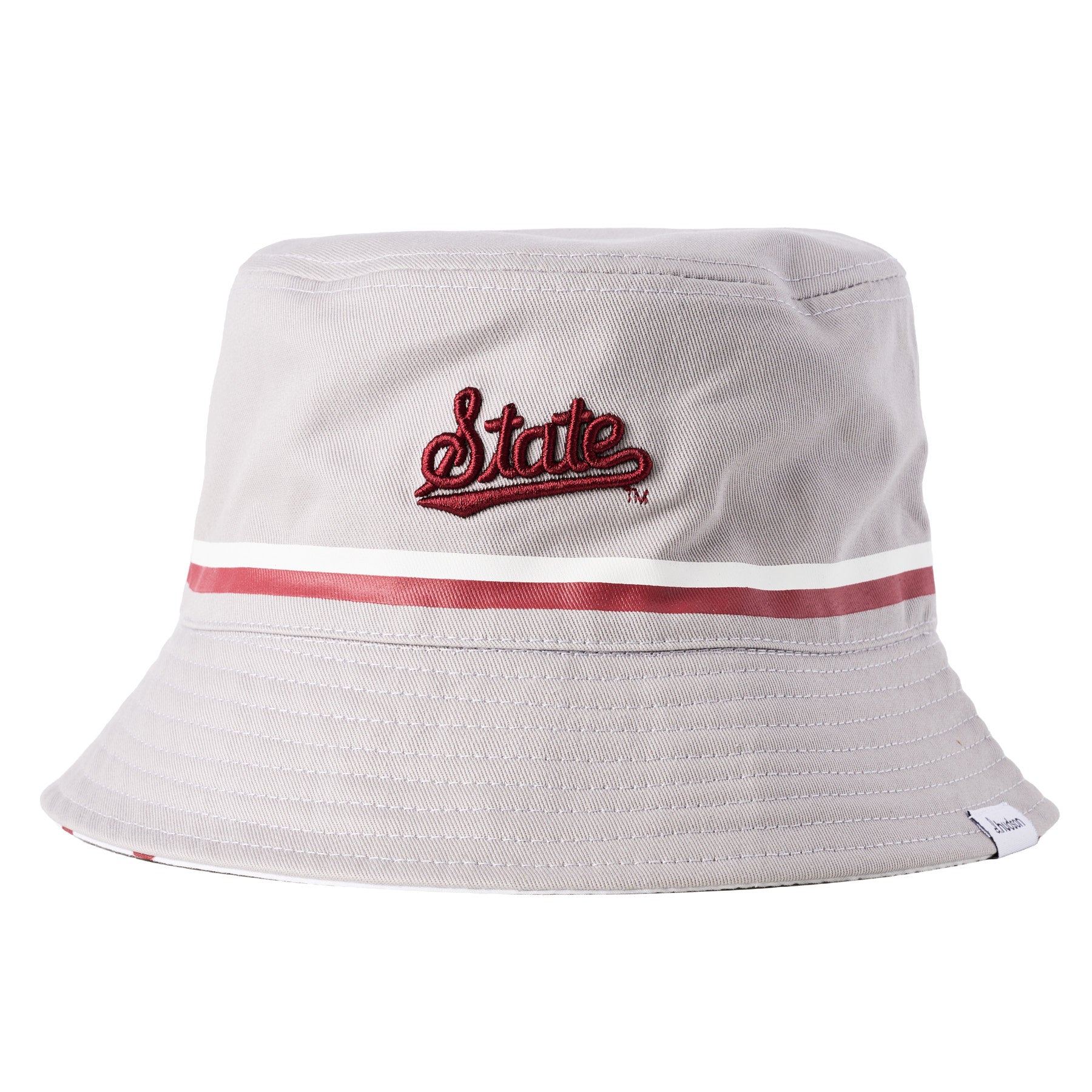 Mississippi State - Reversible Bucket "State" (Gray/White)