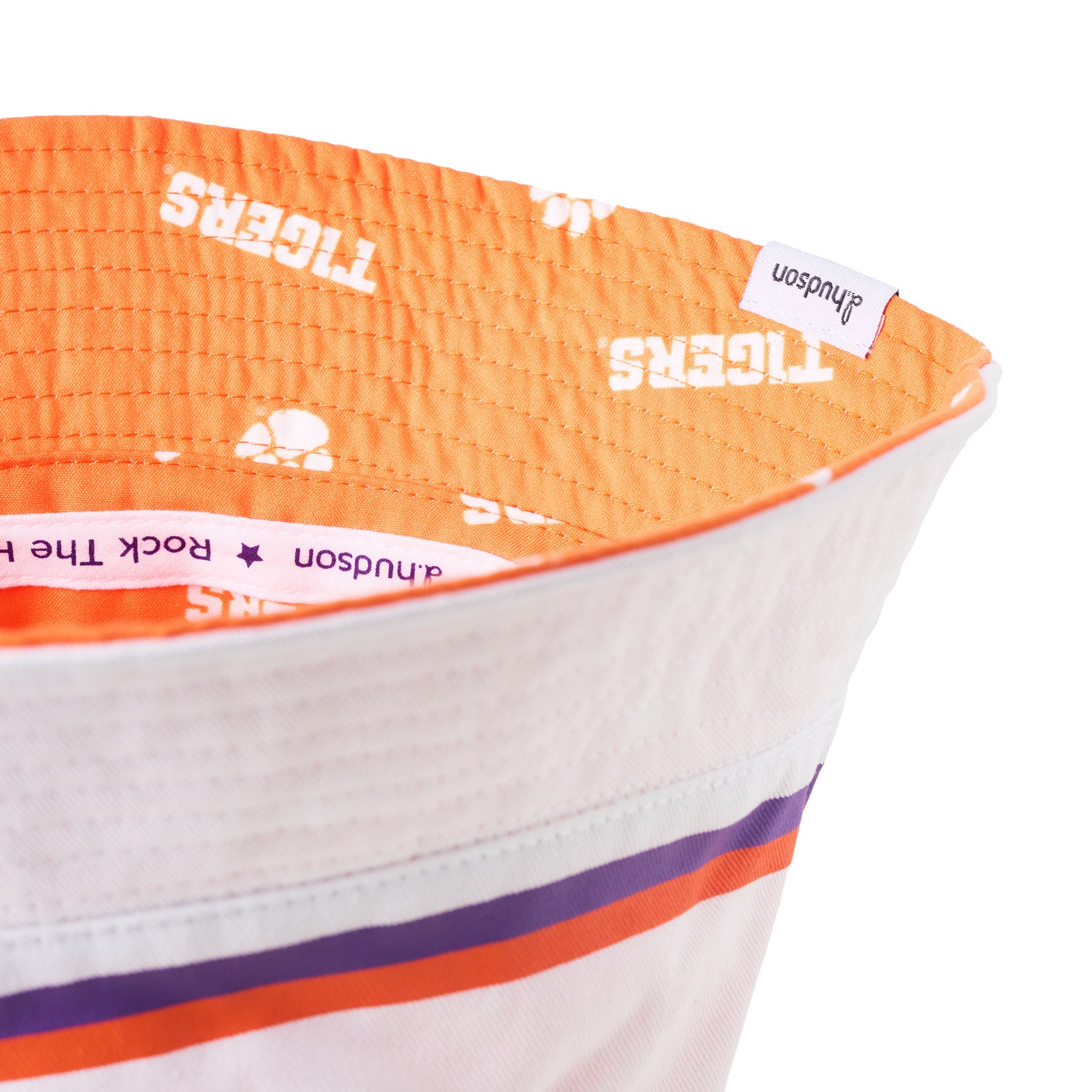 Clemson University - Reversible Bucket "Clemson" (White/Orange)
