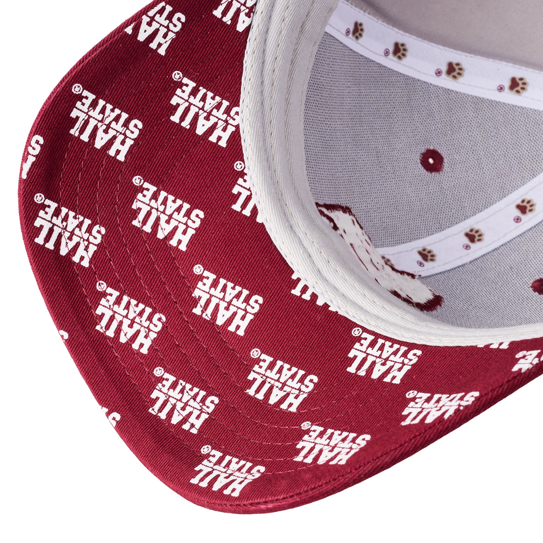 Mississippi State - 6P Cotton Twill Bully (Gray/Maroon)