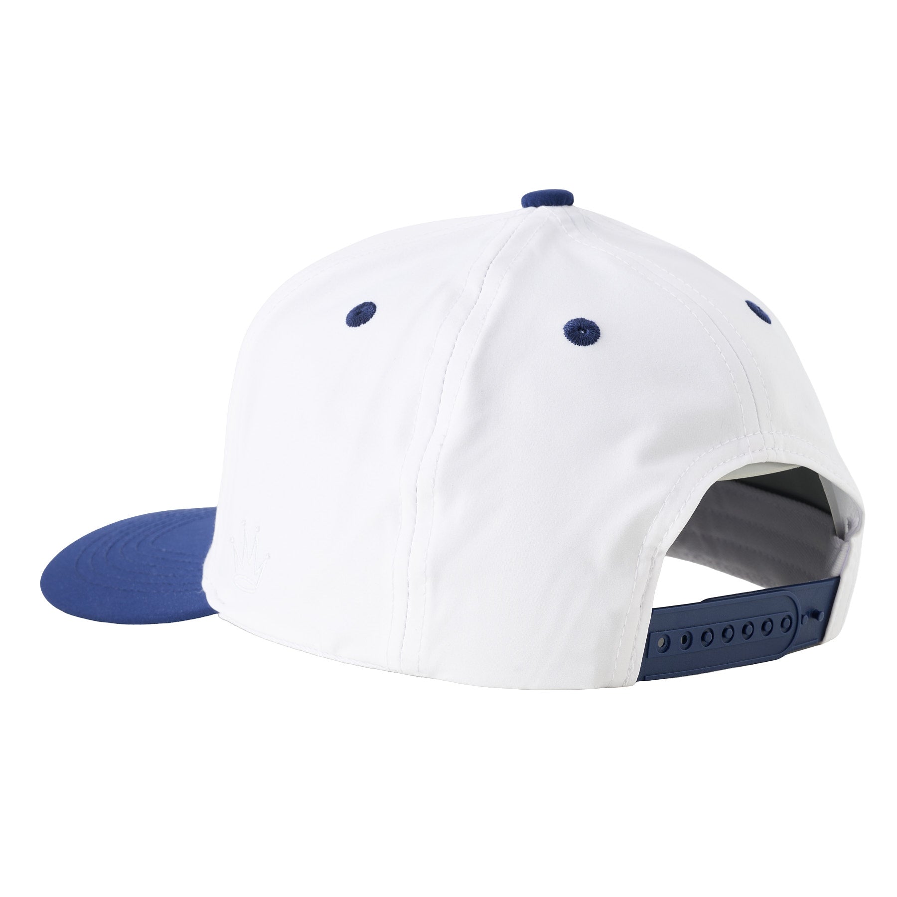 5 Panel Microfiber - Navy/White
