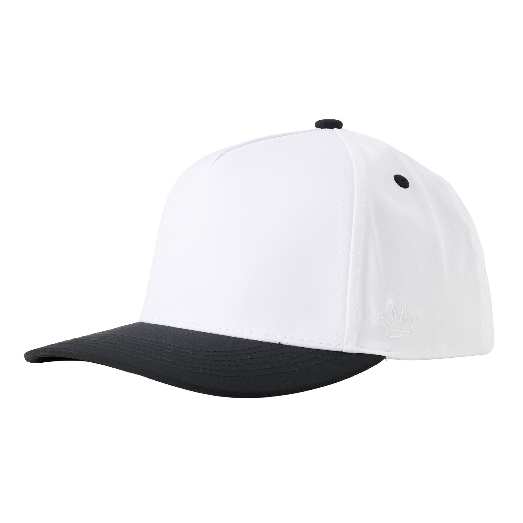 5 Panel Microfiber - Black/white