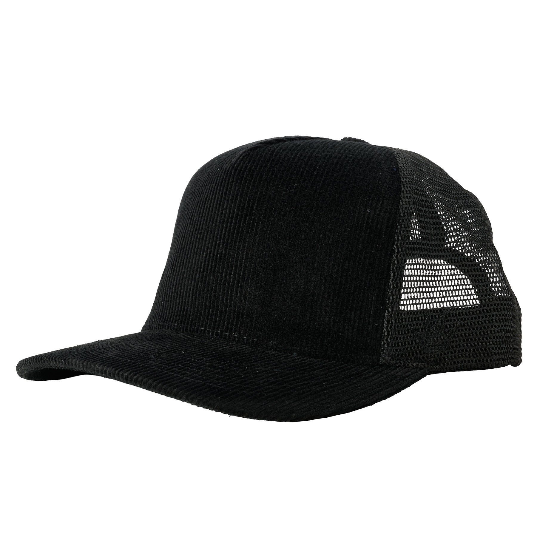 5P Corduroy Trucker Mesh - Black