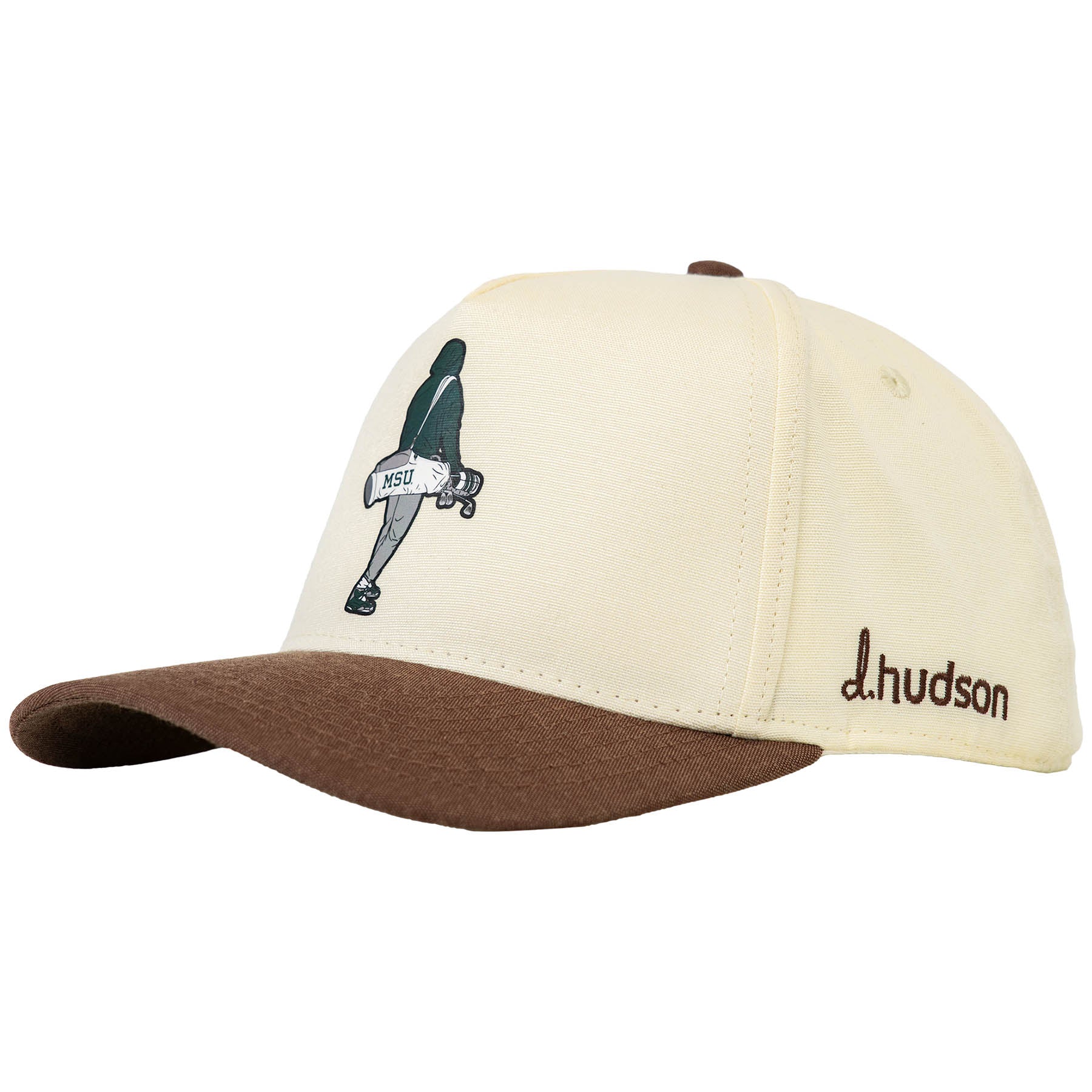 Michigan State University - 5P Lifestyle Golfer (Cream/Brown)