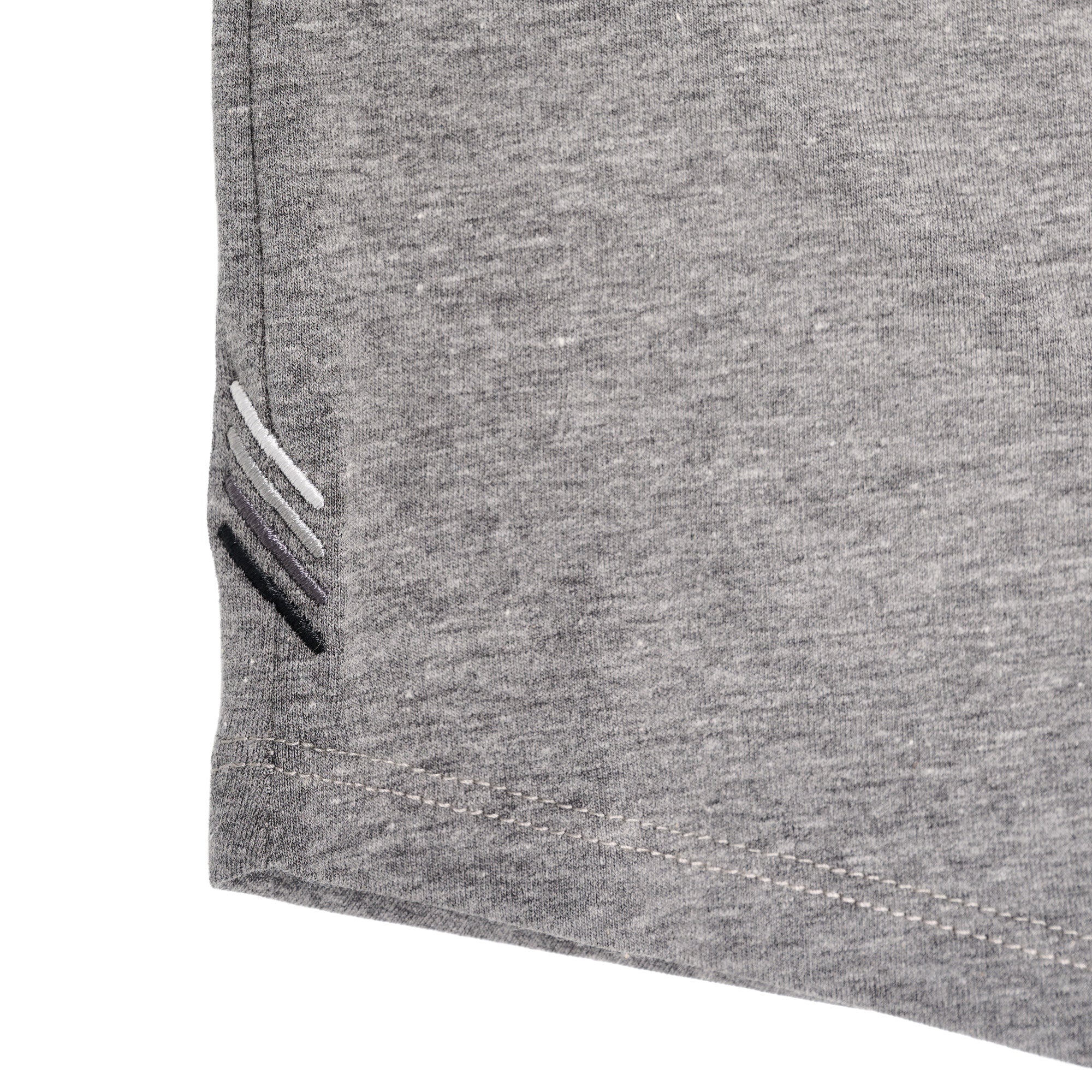 d.crown scalloped Tee (Heather Gray)