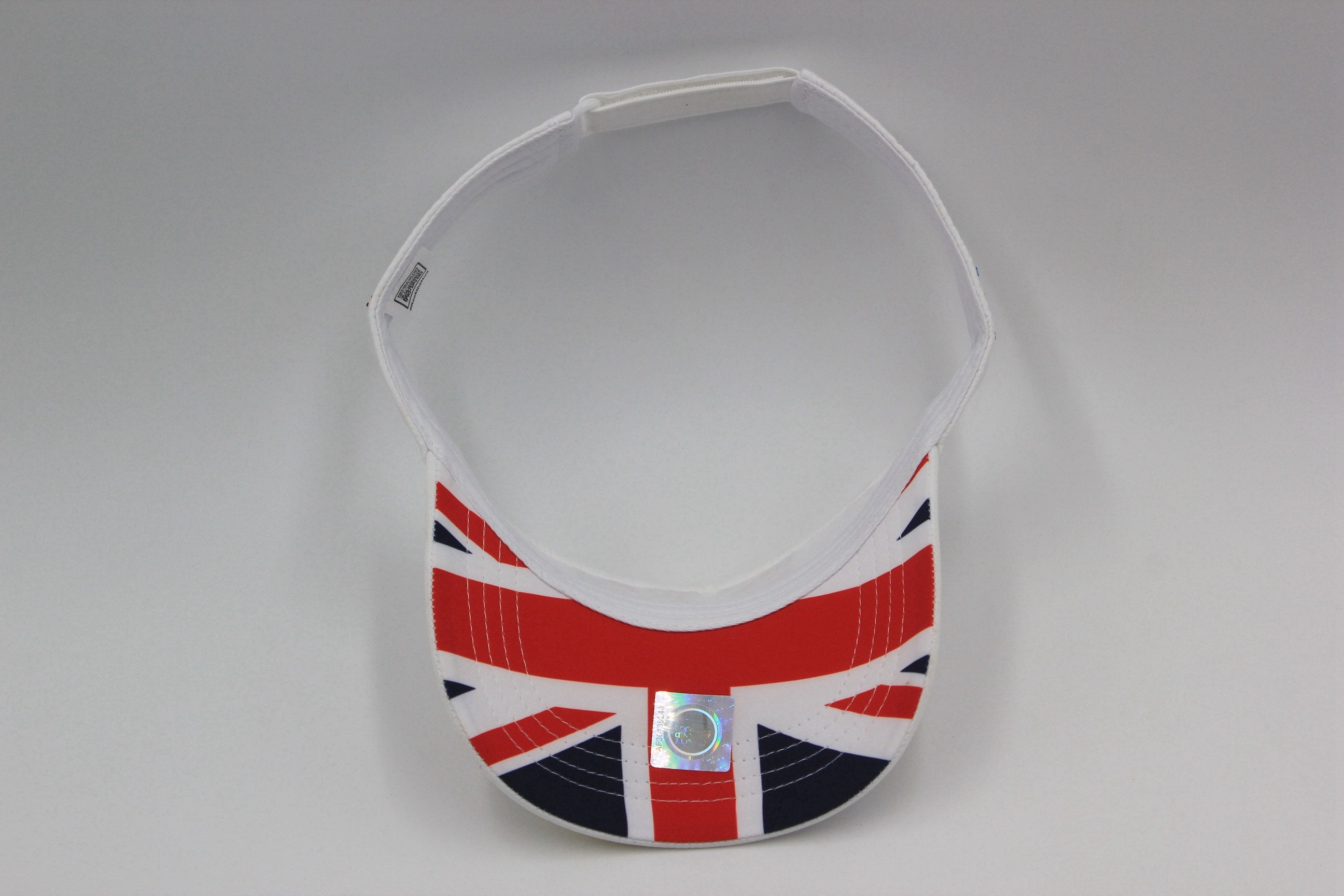 UJC Flag Performance Visor — White