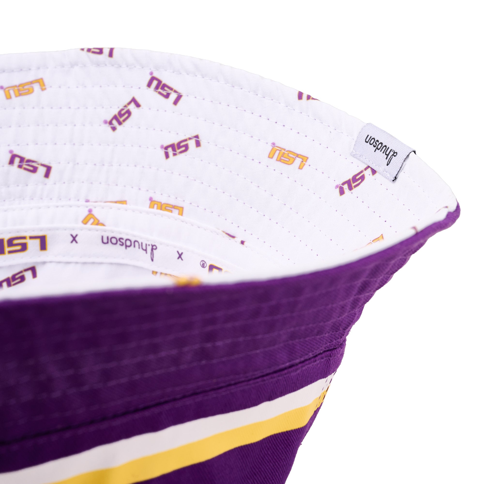 Louisiana State University - Reversible Bucket Football (Purple/White)