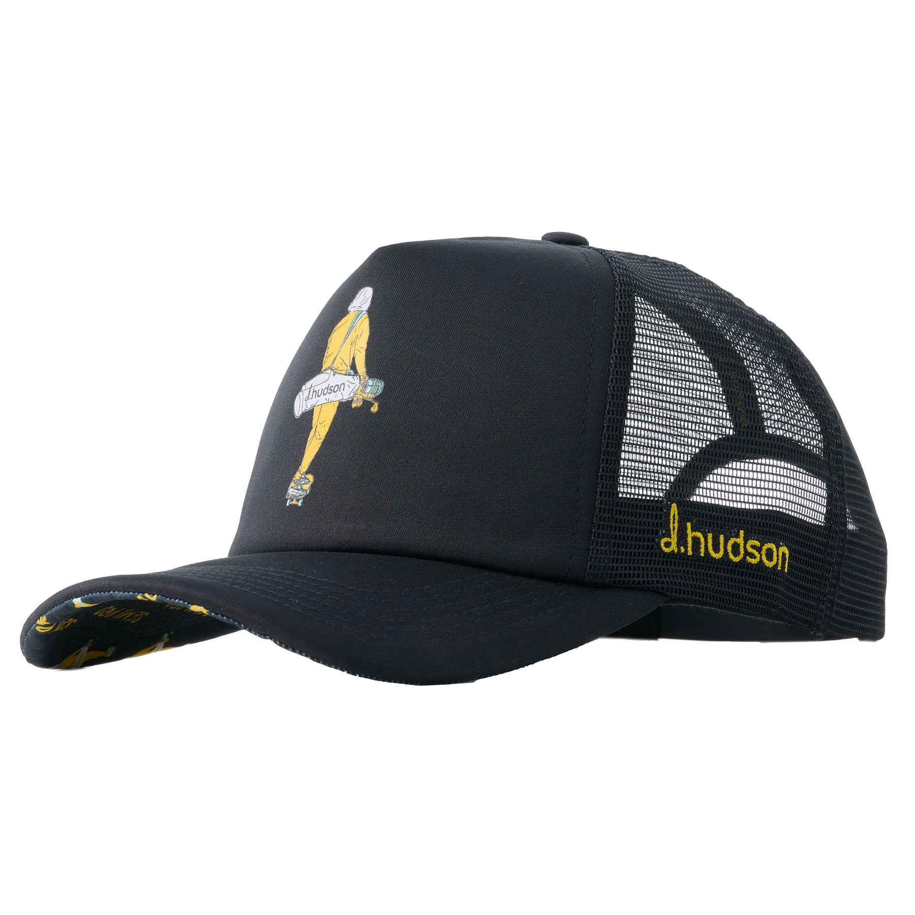 Semi Pro Foam Trucker Mesh (Black/Mustard)