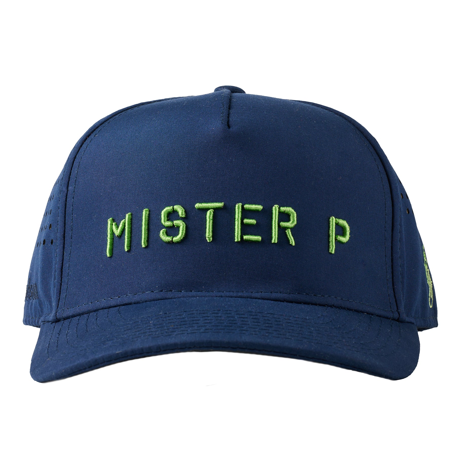 MISTER P Performance Hat (Navy/Green)