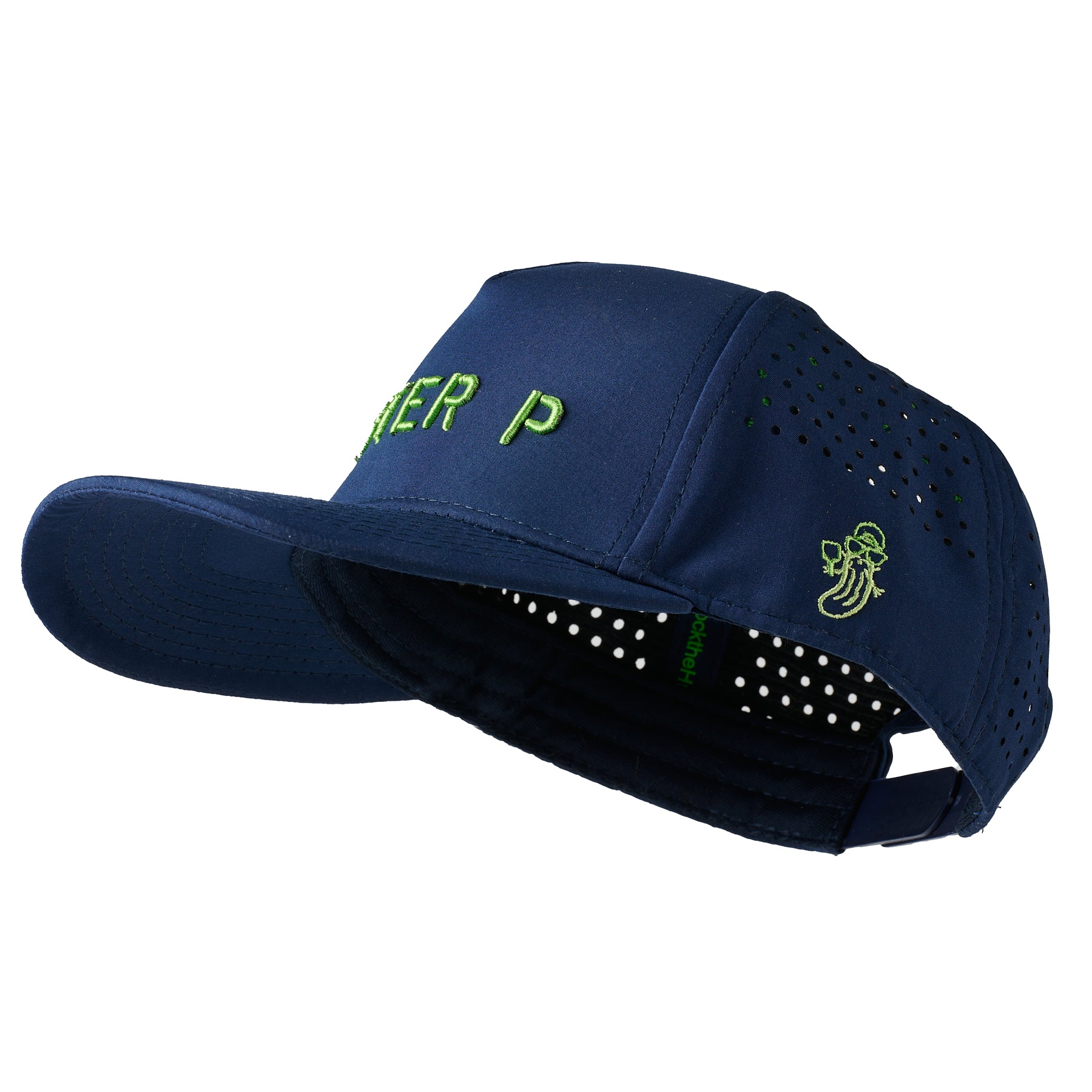 MISTER P Performance Hat (Navy/Green)