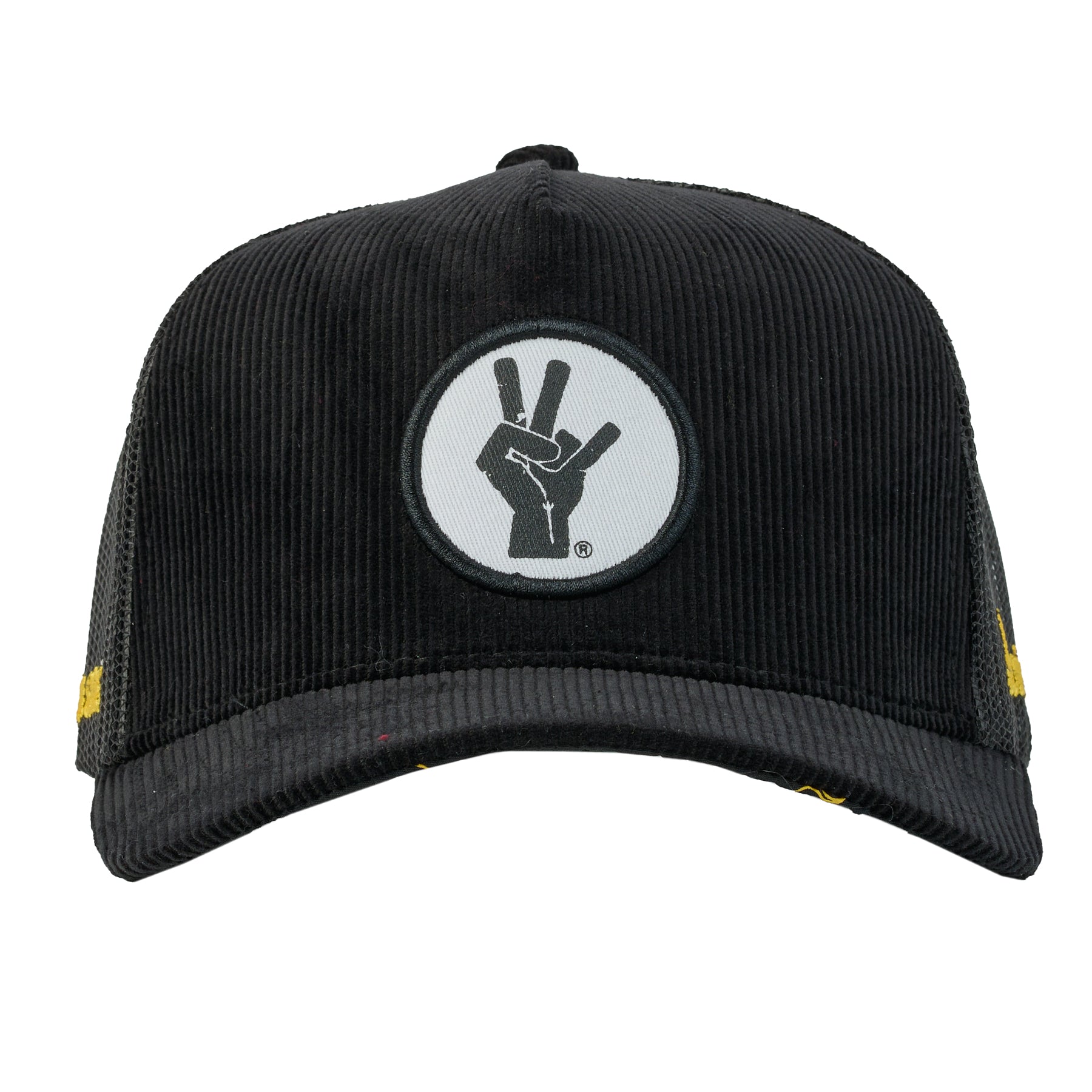 Arizona State University -5P Corduroy Trucker Pitchfork Hand (Black/Gold)