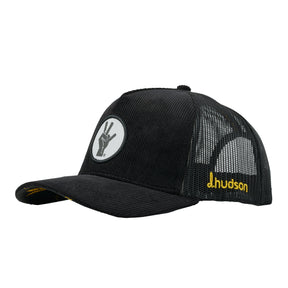 ASU - Pitchfork Hand Mark Corduroy Trucker Mesh (Black/Gold)