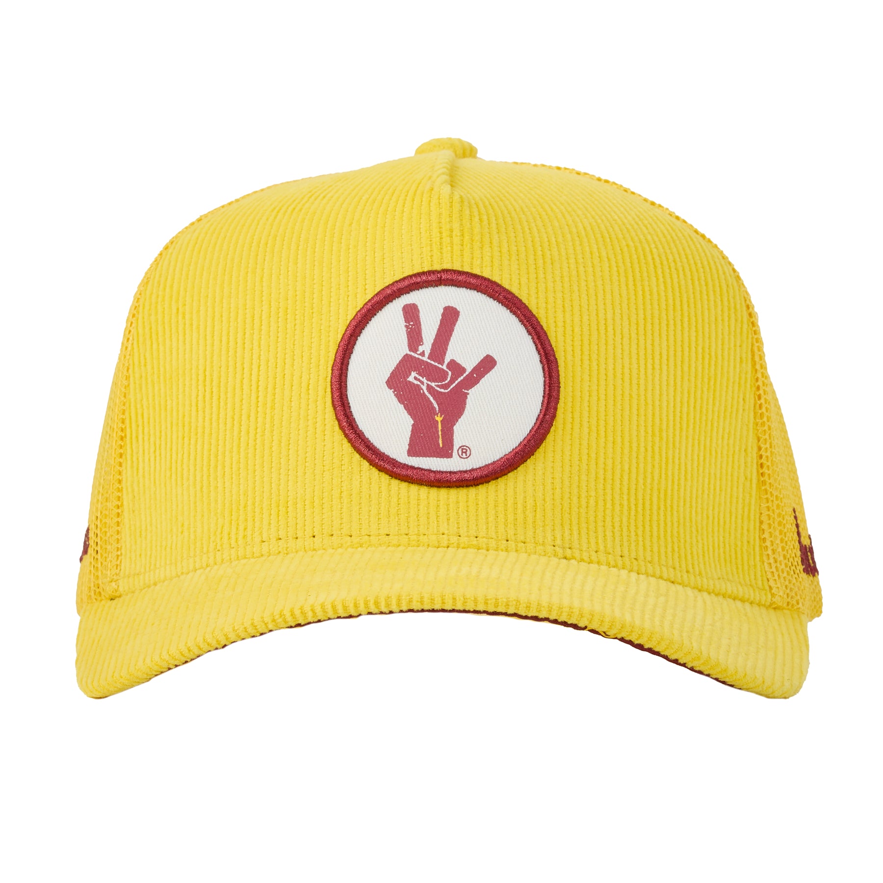 Arizona State University - 5P Corduroy Trucker Pitchfork Hand (Gold/Maroon)