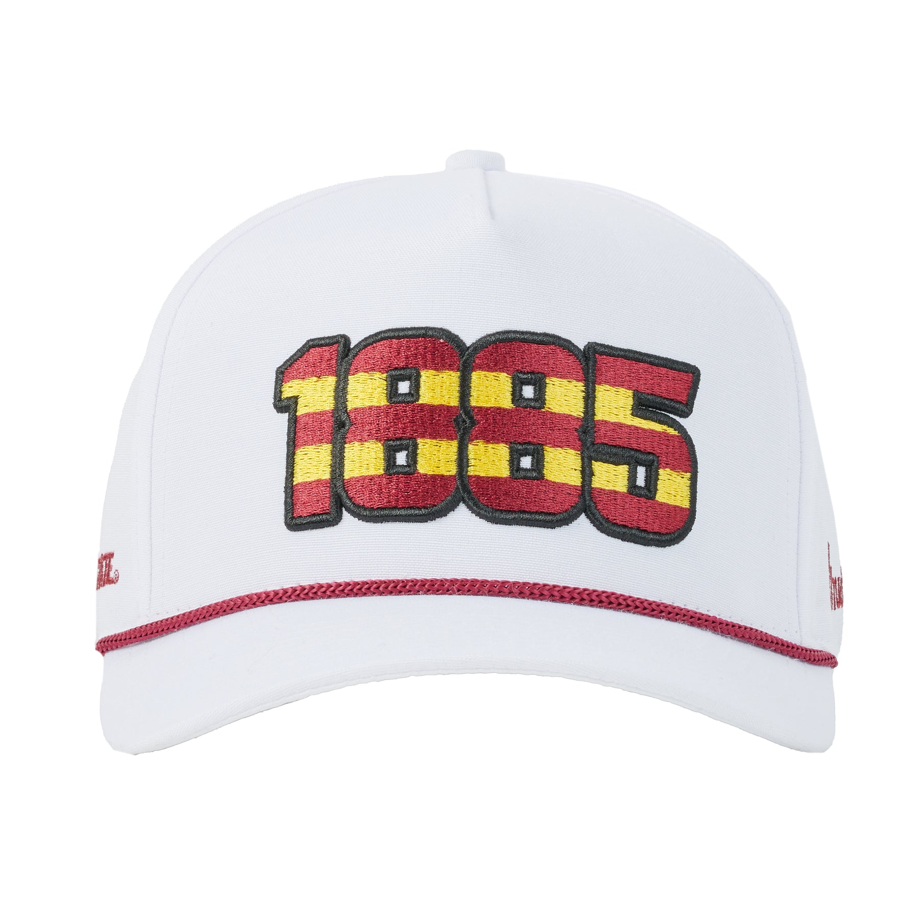 ASU - 1885 Rope Hat (White/Maroon/Gold) – d.hudson Golfwear, LLC