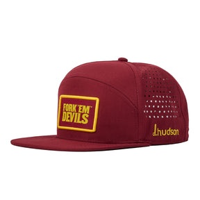 ASU - Fork ‘Em Devils 5 Panel Crossbar (Maroon/Gold)