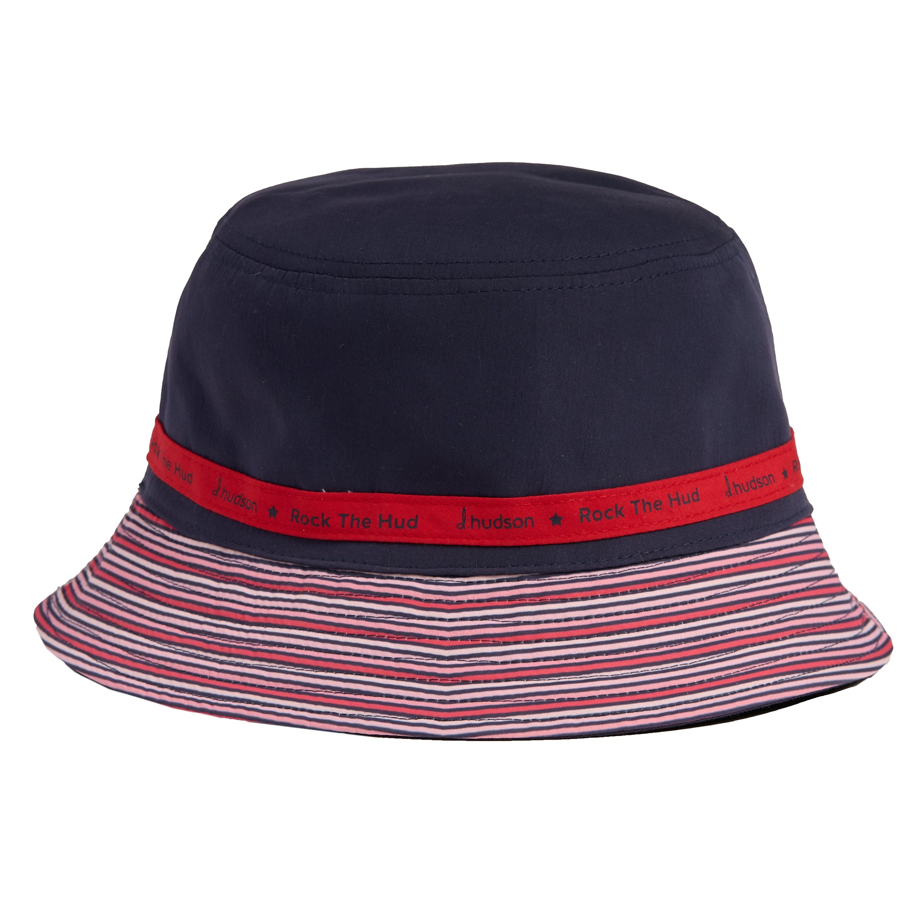 Sunset Bucket Hat (Navy/ Red/ Pink)