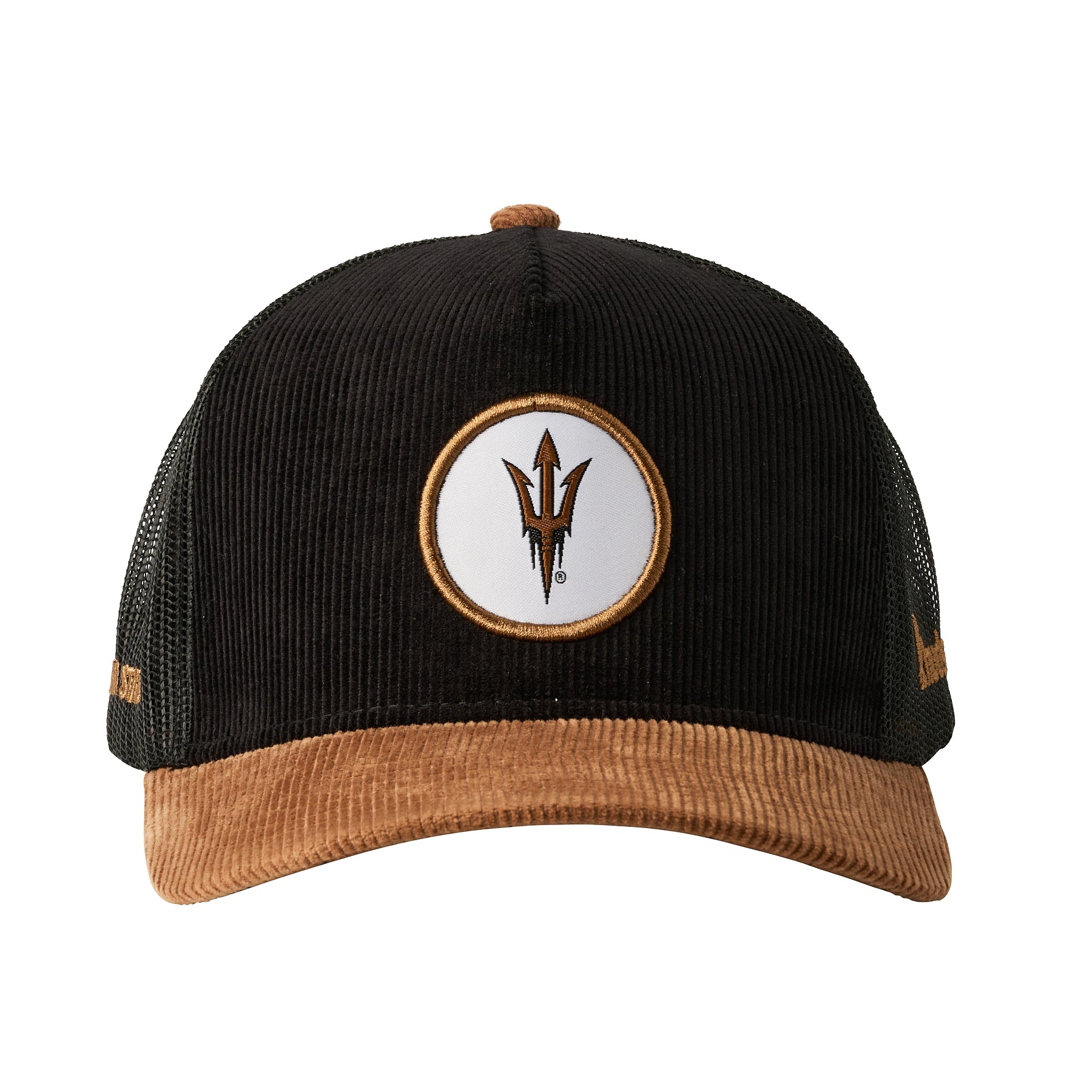 Arizona State University - 5P Corduroy Trucker (Black/Brown)