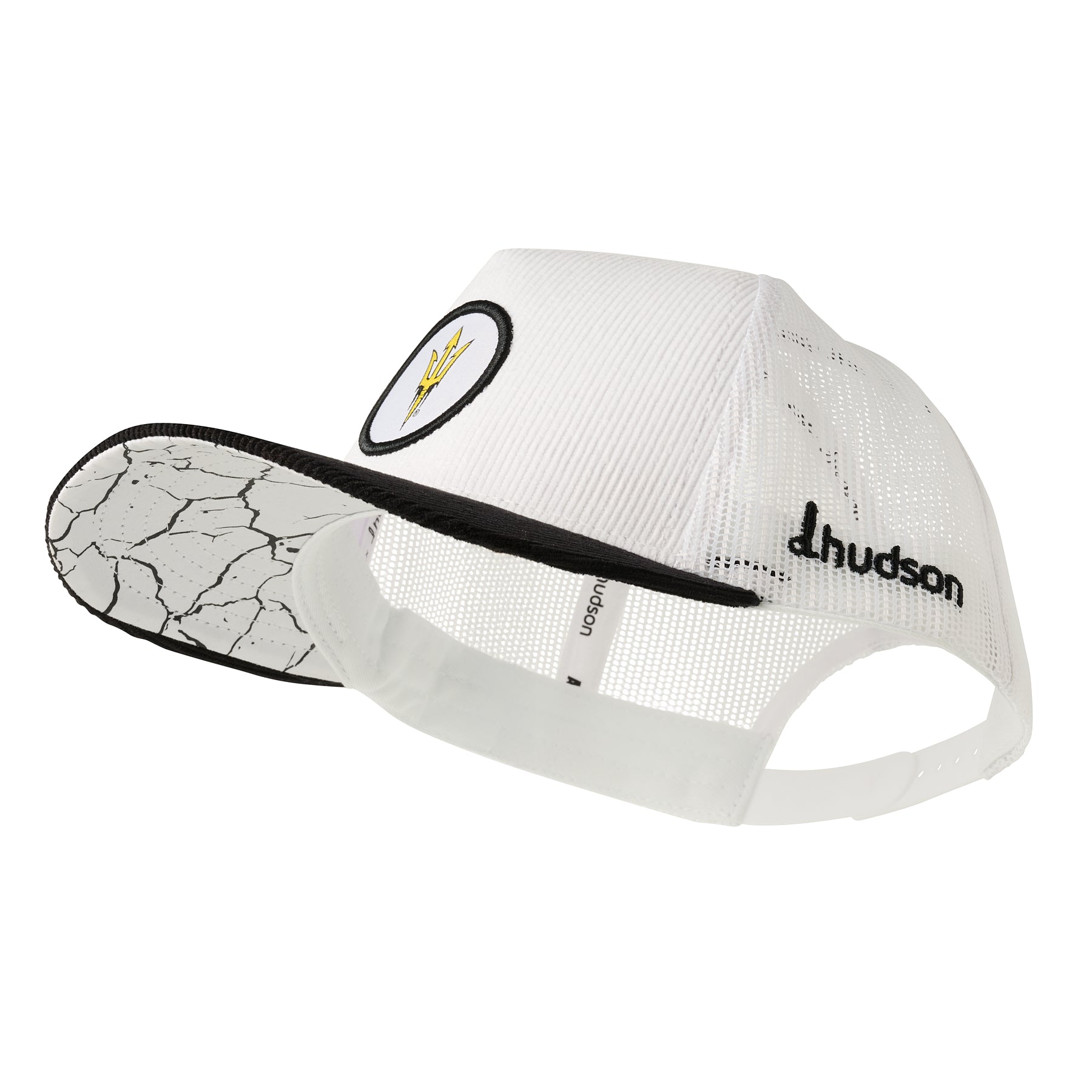Arizona State University - 5P Corduroy Trucker (White/Black)