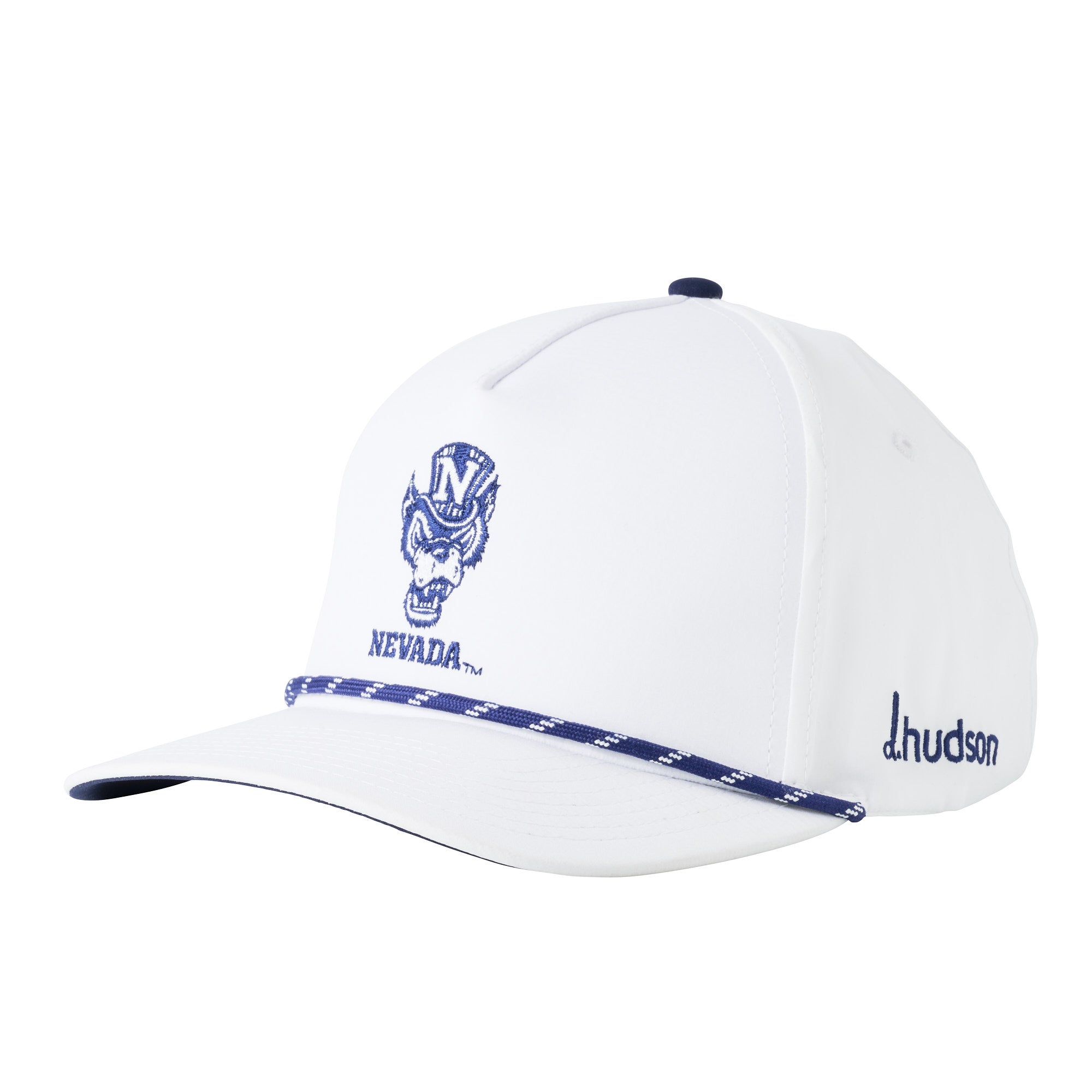University of Nevada - 5P Polyblend Rope Wolfie (White)