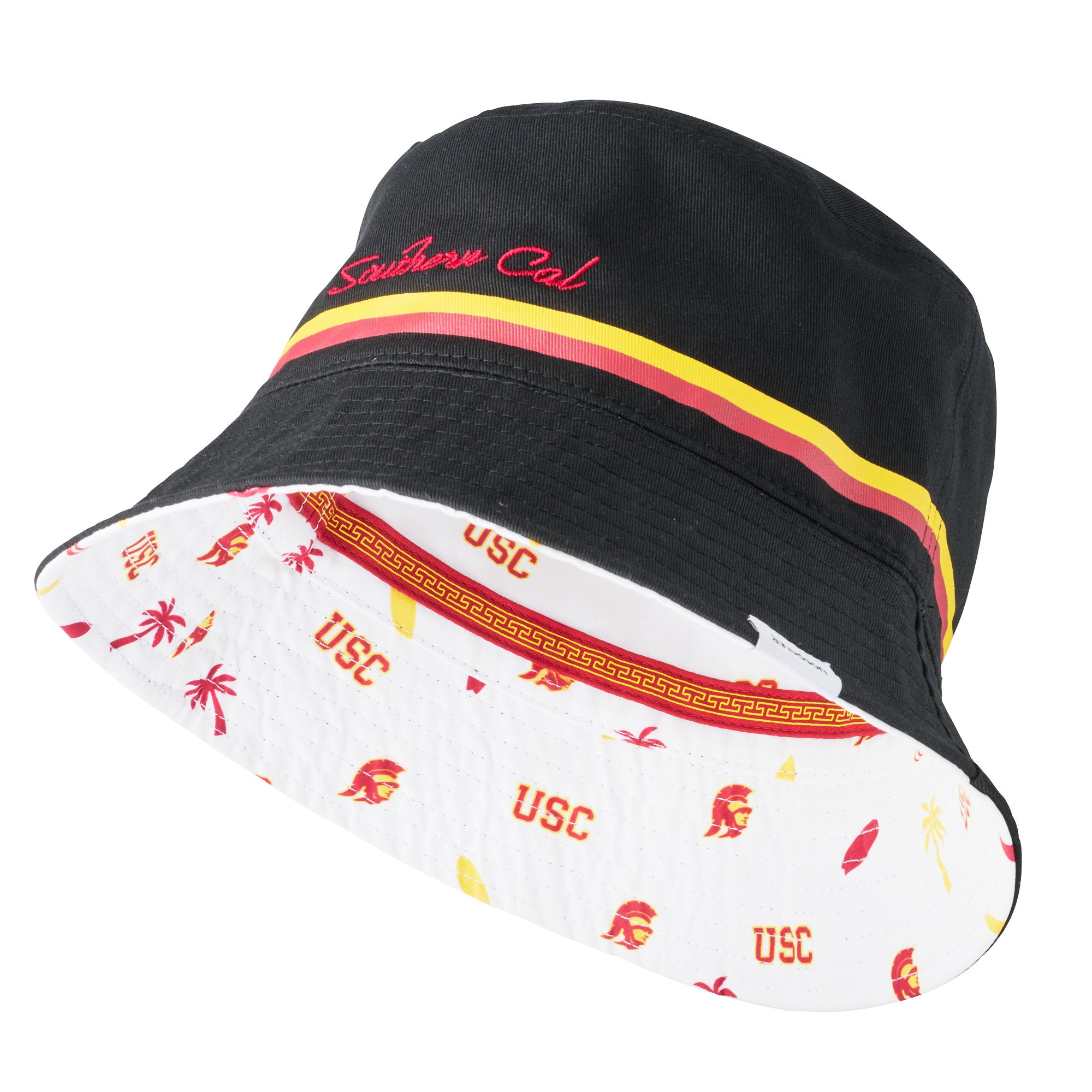 University of Southern California - Reversible Bucket "USC" (Black/White)
