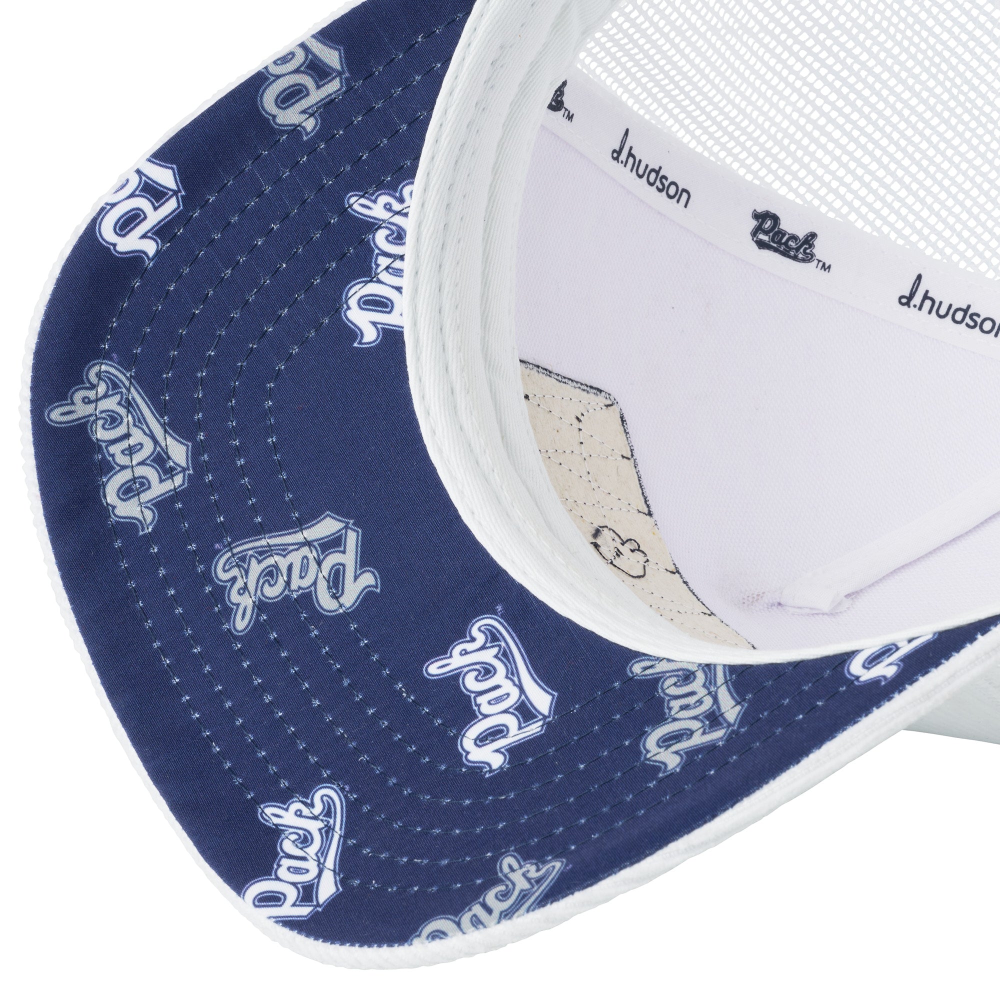 University of Nevada - 5P Corduroy Trucker Mesh "University of Nevada" (White)