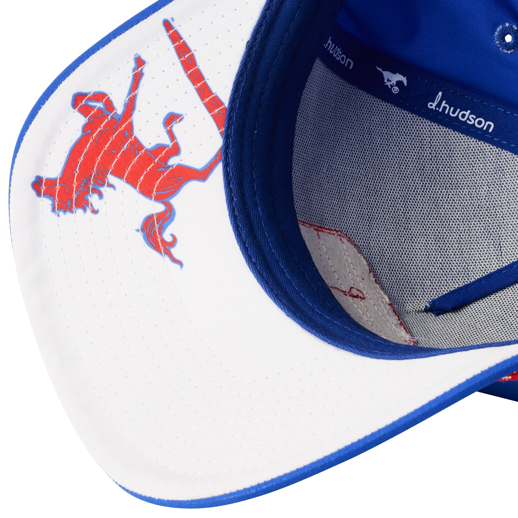 Southern Methodist University - 5P Polyblend Rope "Kick 'Em Stangs" Patch (Blue)