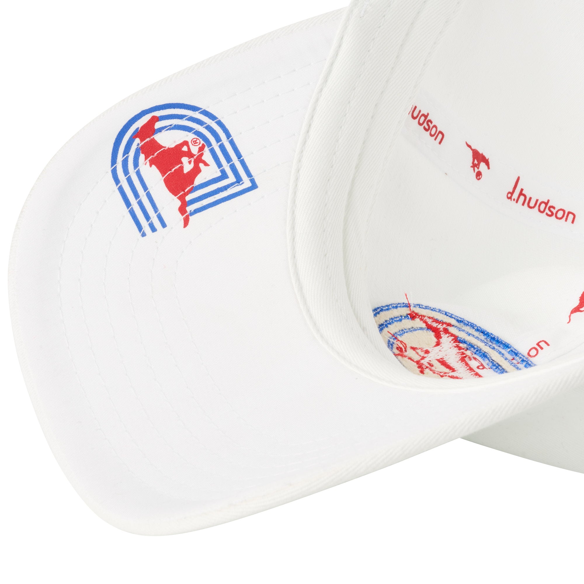 Southern Methodist University - 6P Cotton Twill Dad Hat (White)