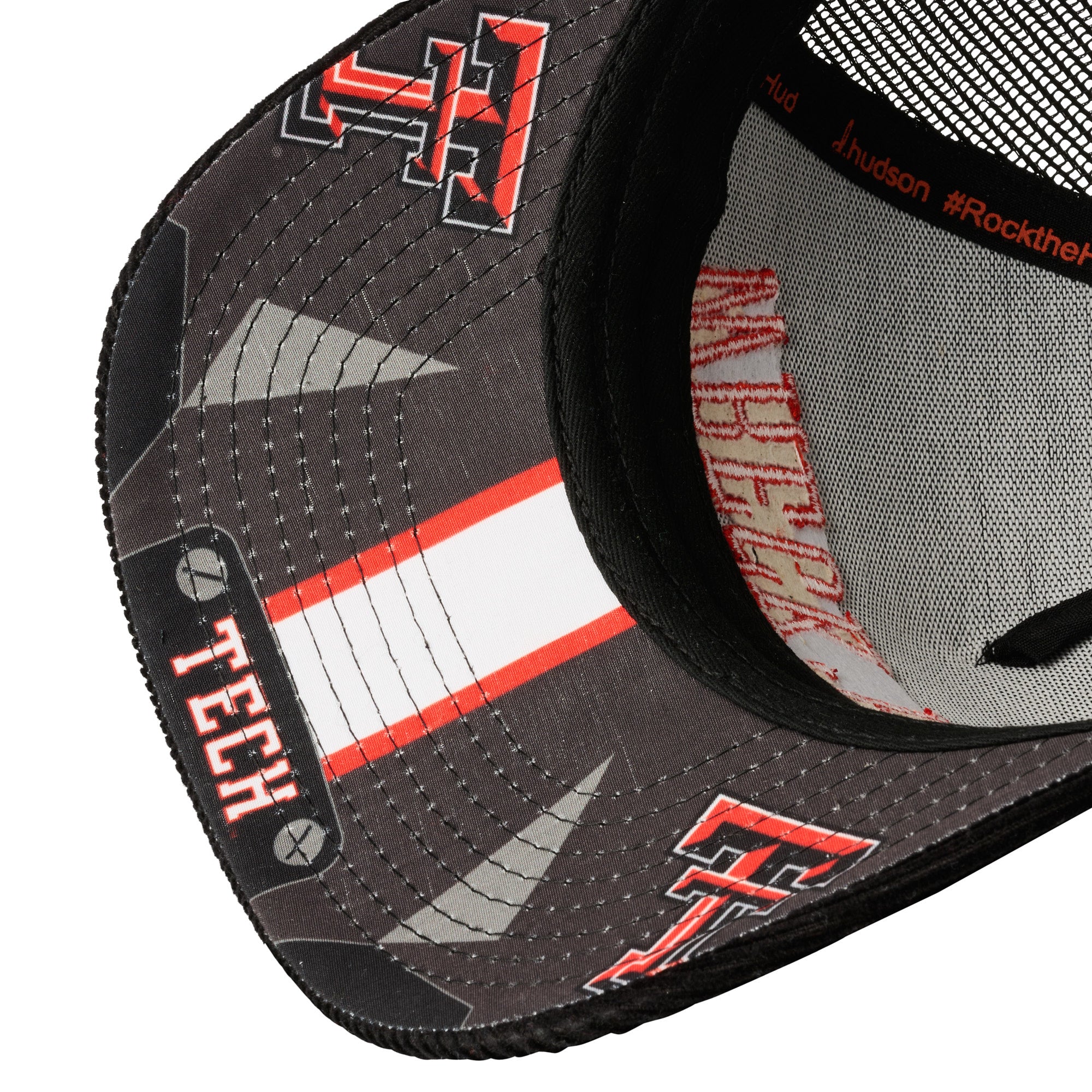 Texas Tech - 5P Corduroy Trucker Mesh "Wreck 'Em" Upside Down (Black)