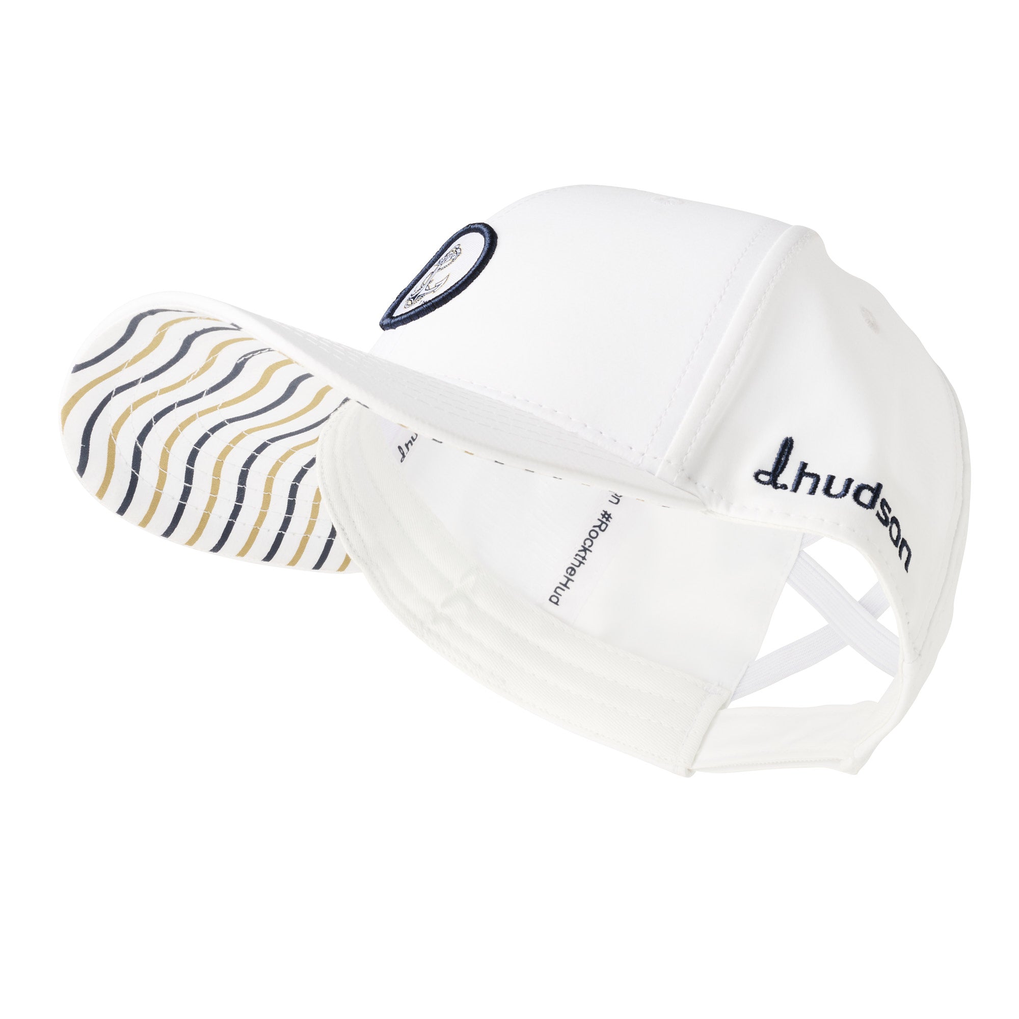 US Naval Academy - Ladies Ponytail Anchor (White)